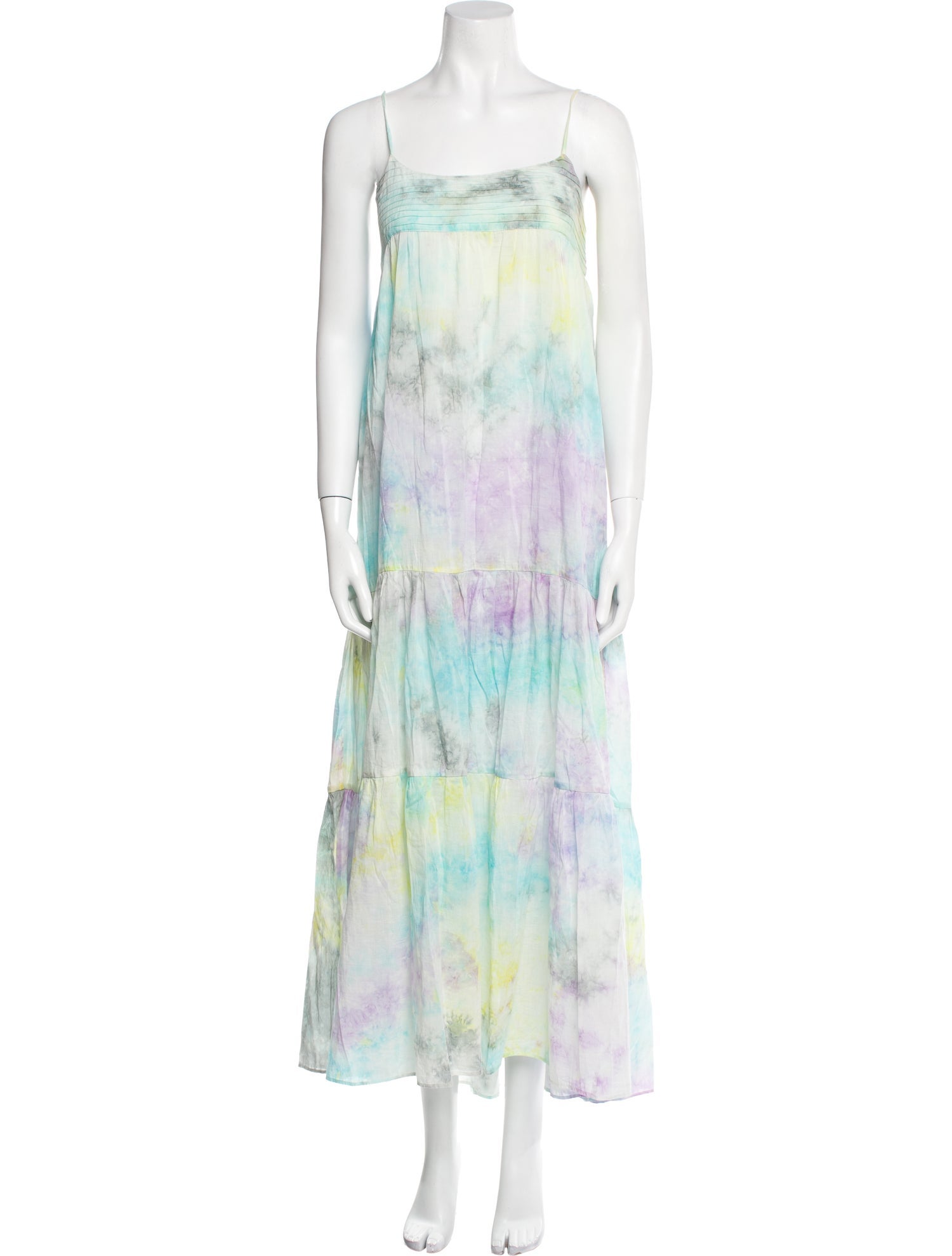 Natalie Martin Tie-Dye Print Long Dress