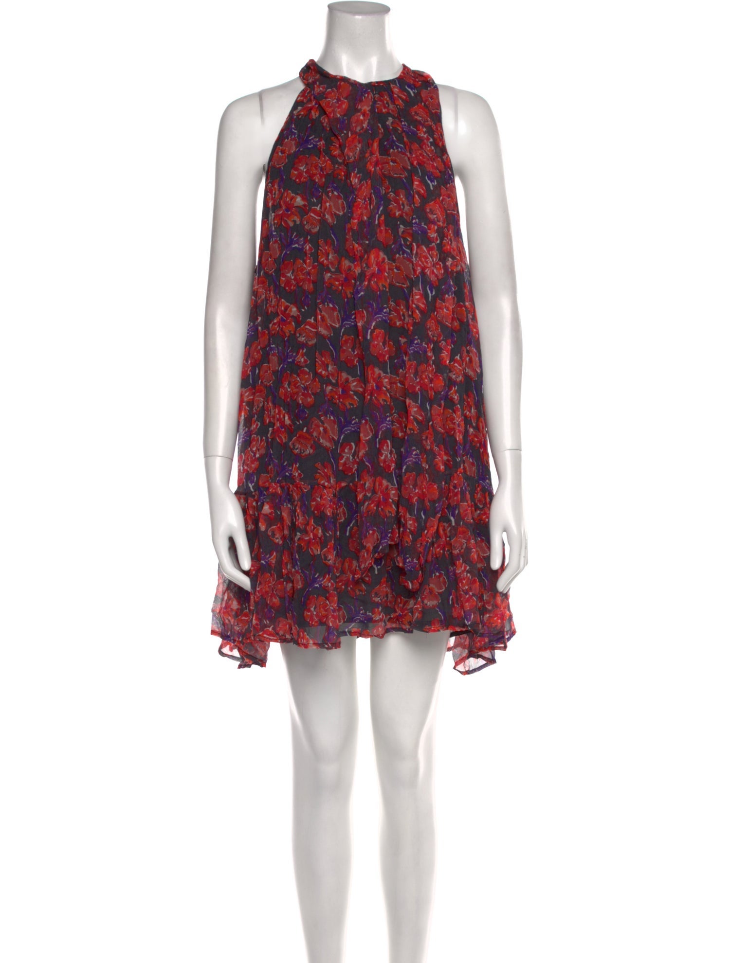 Natalie Martin Floral Print Mini Dress w/ Tags