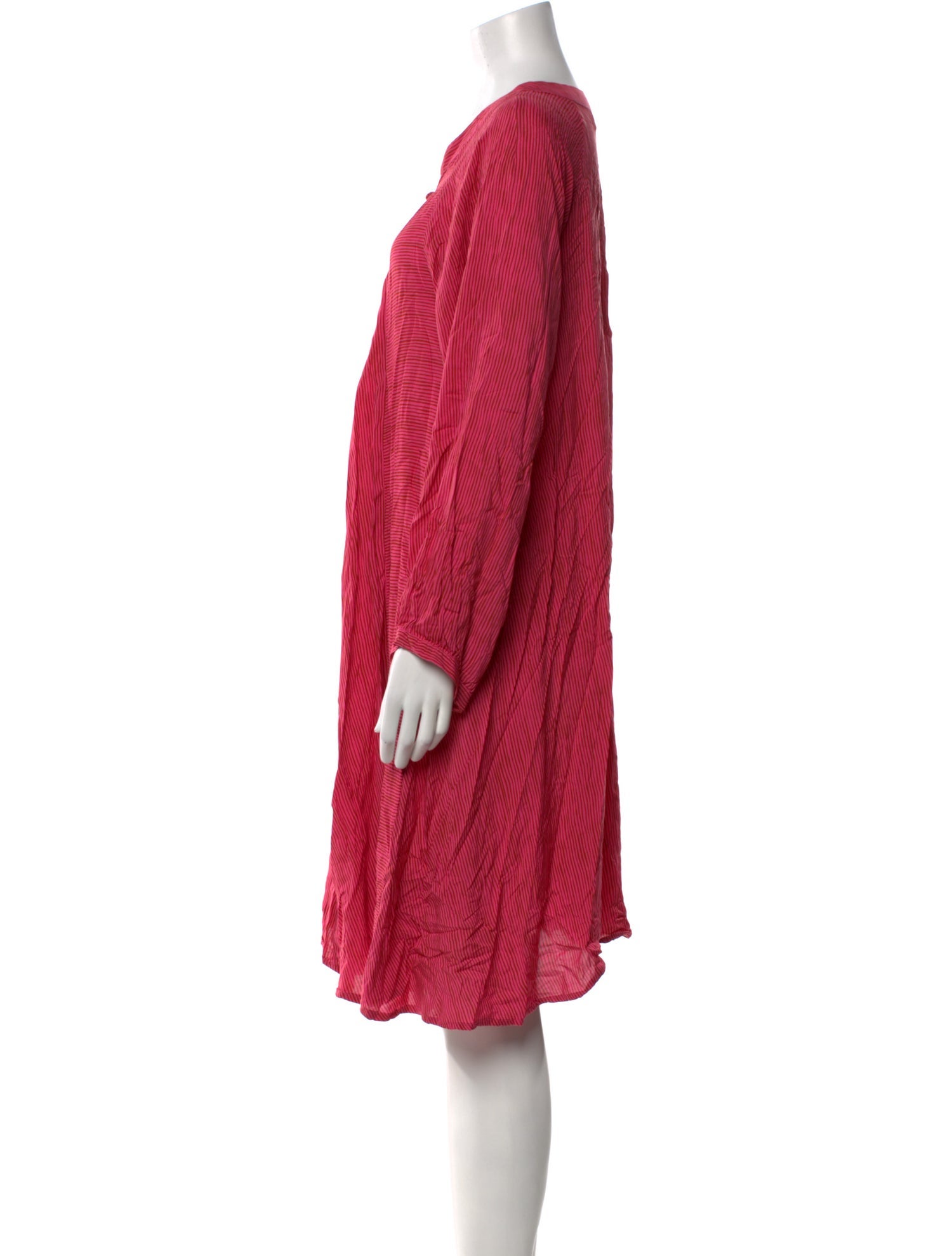 Natalie Martin V-Neck Knee-Length Dress