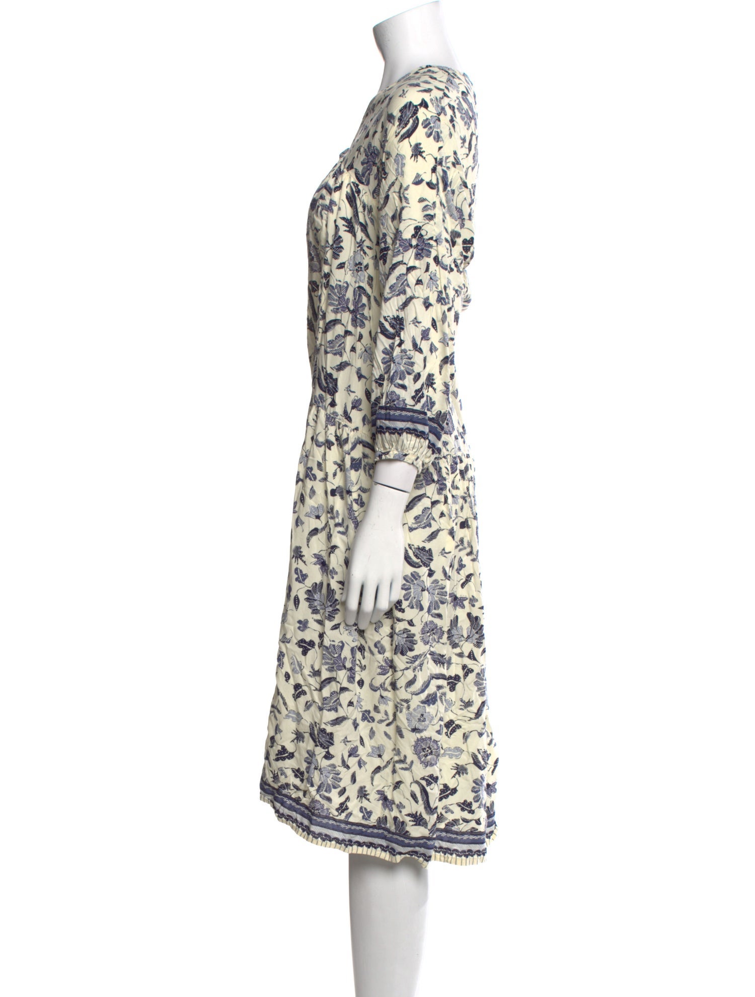 Natalie Martin Printed Midi Length Dress