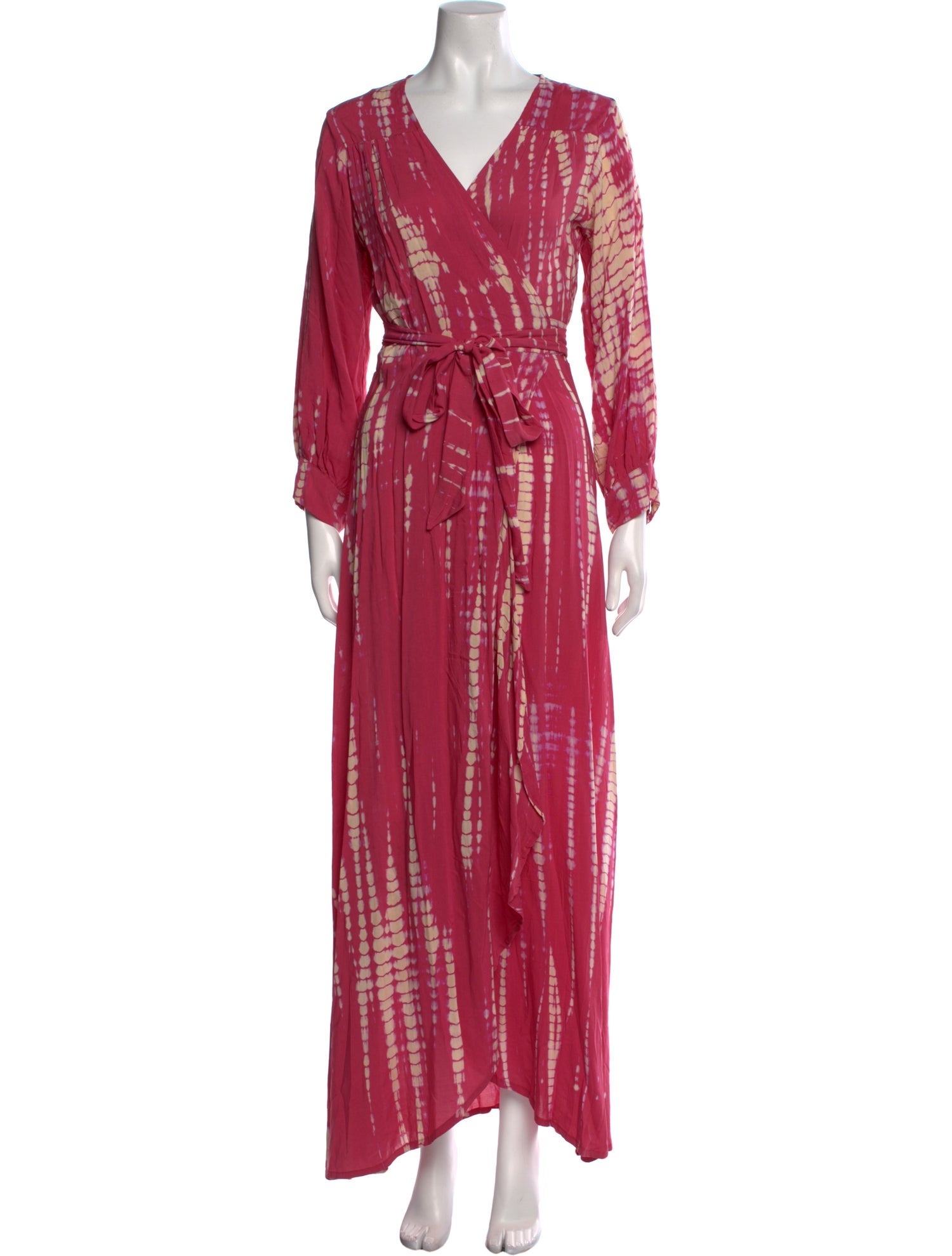 Natalie Martin Tie-Dye Print Long Dress