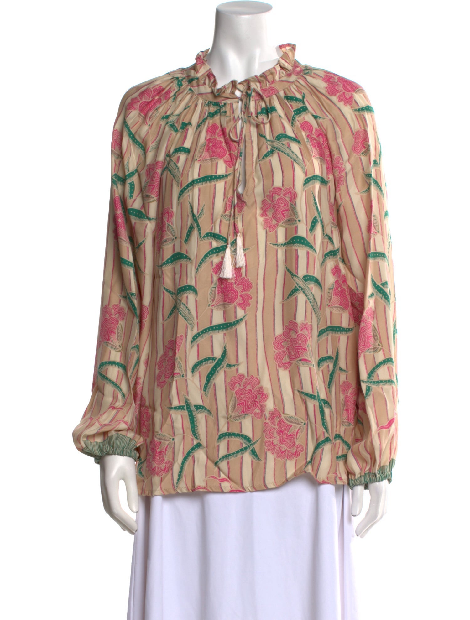 Natalie Martin Silk Floral Print Blouse