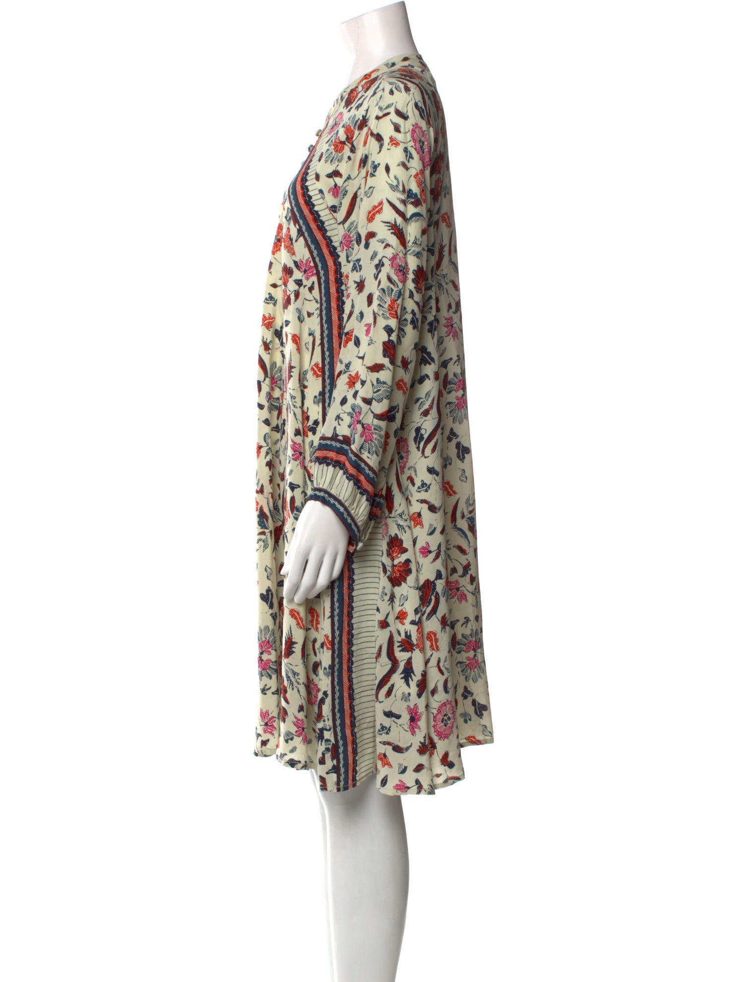 Natalie Martin Silk Knee-Length Dress