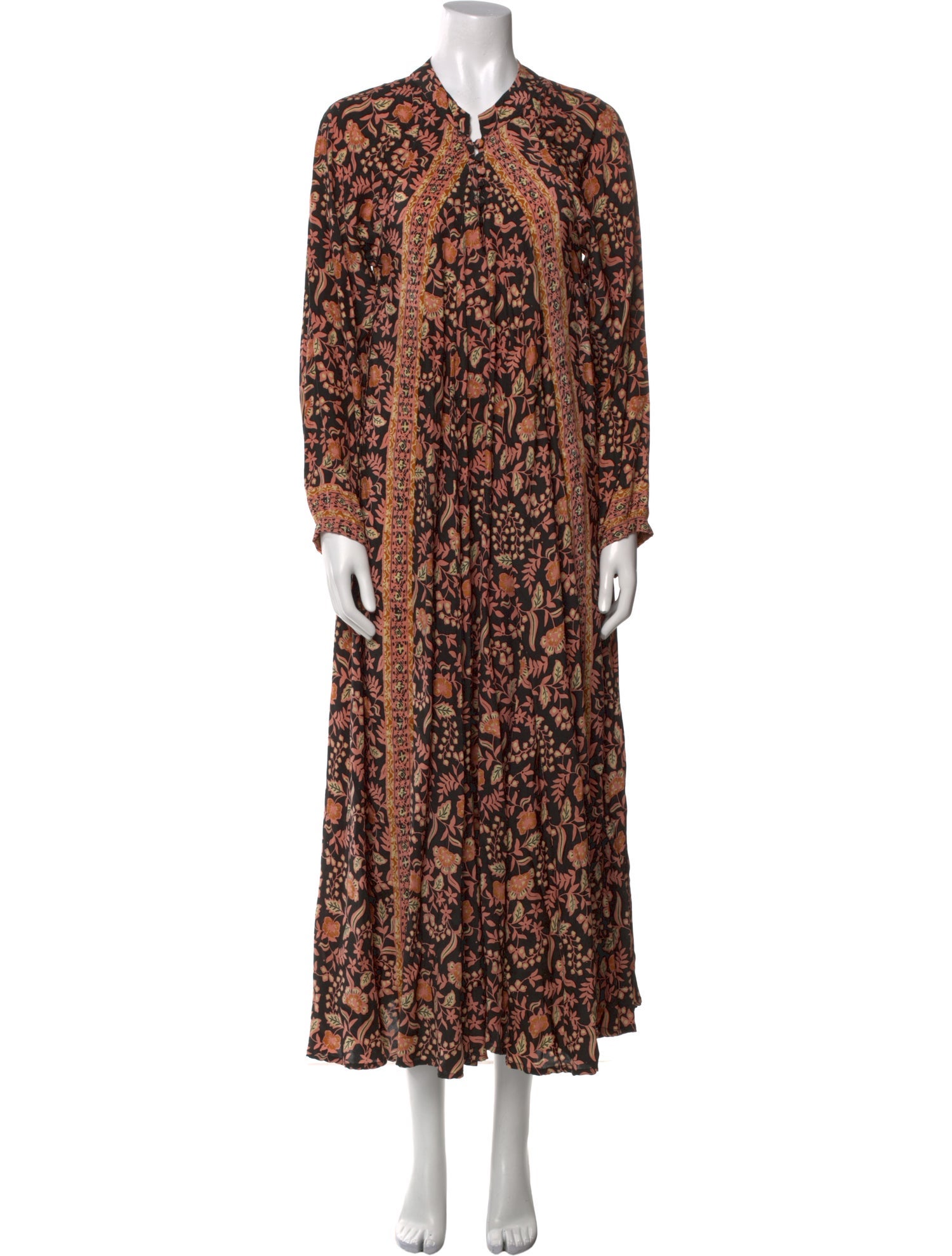 Natalie Martin Silk Long Dress