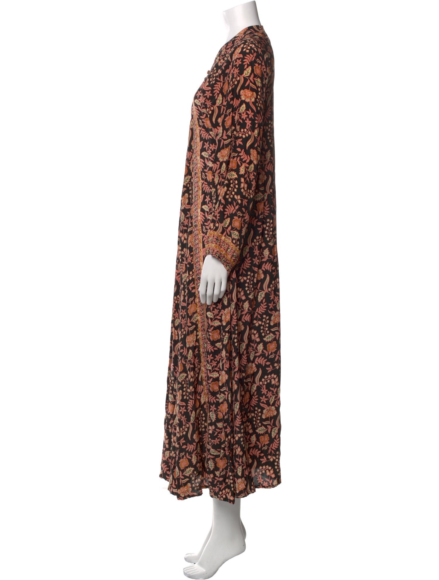 Natalie Martin Silk Long Dress