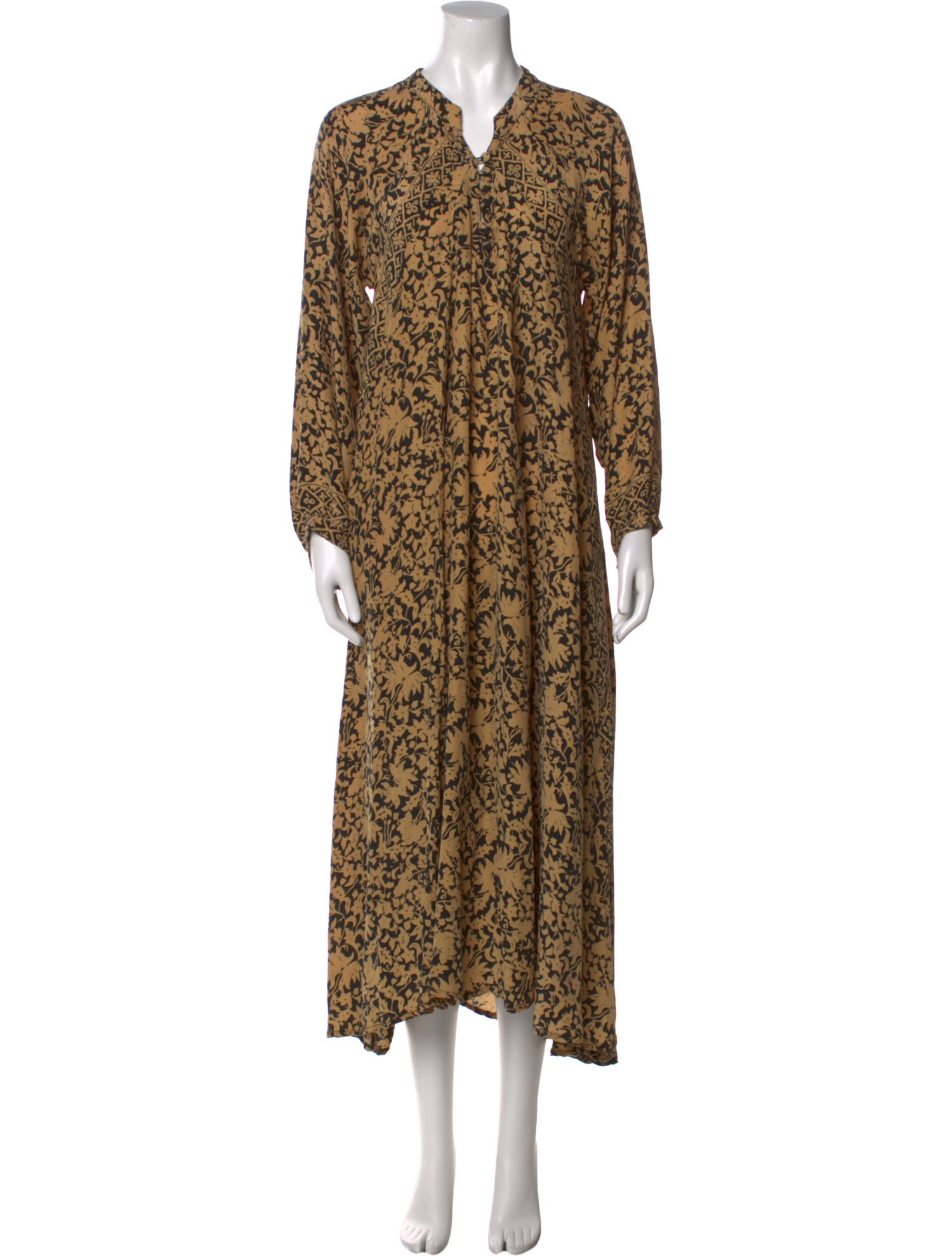 Natalie Martin Silk Long Dress