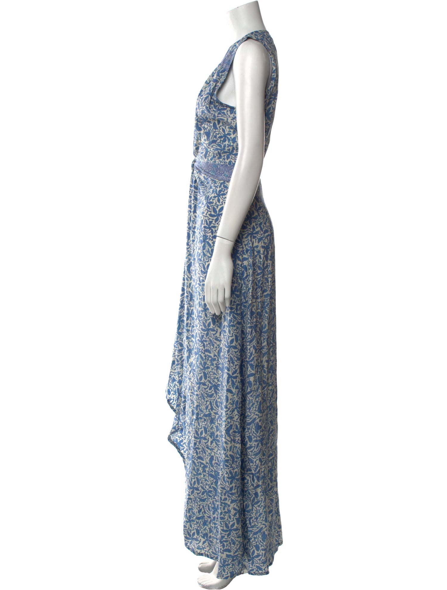Natalie Martin Silk Long Dress
