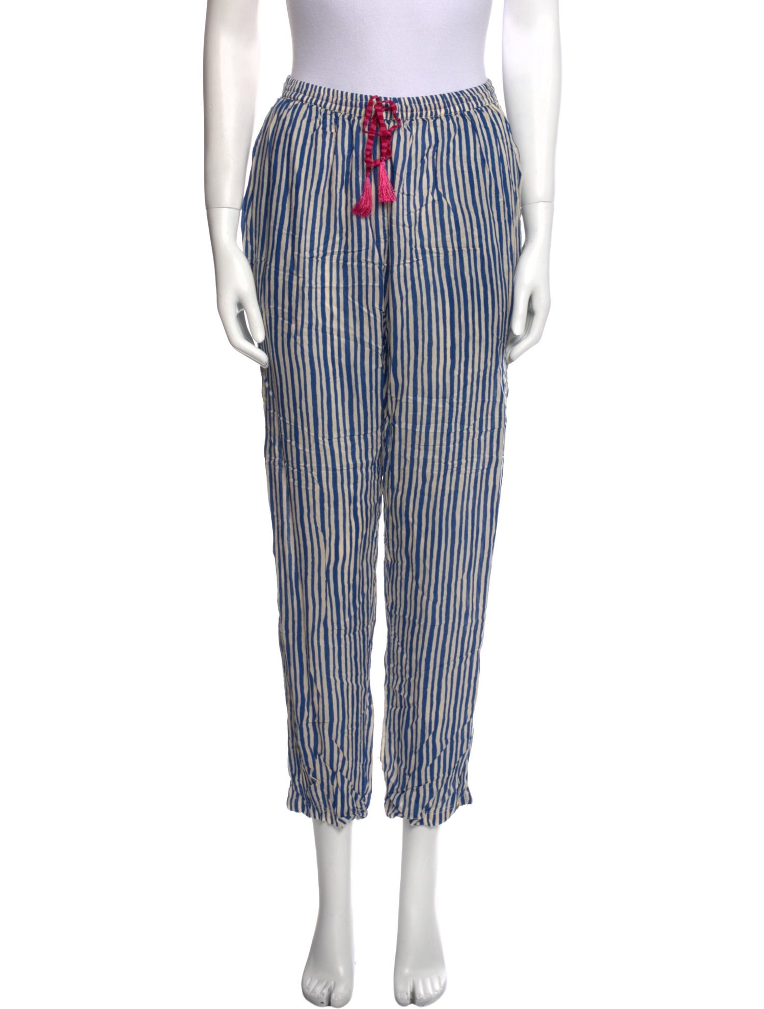 Natalie Martin Striped Skinny Leg Pants