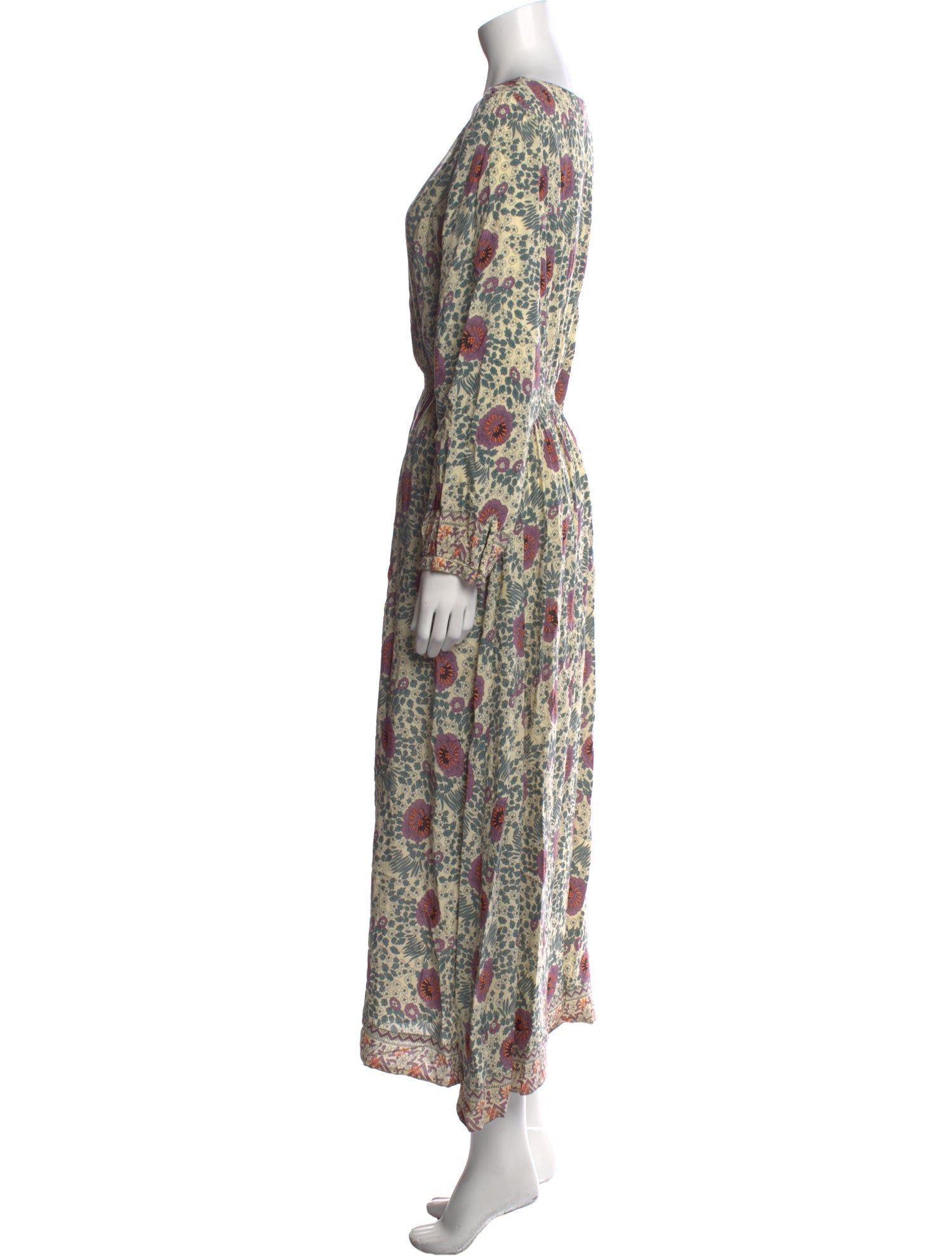 Natalie Martin Printed Long Dress