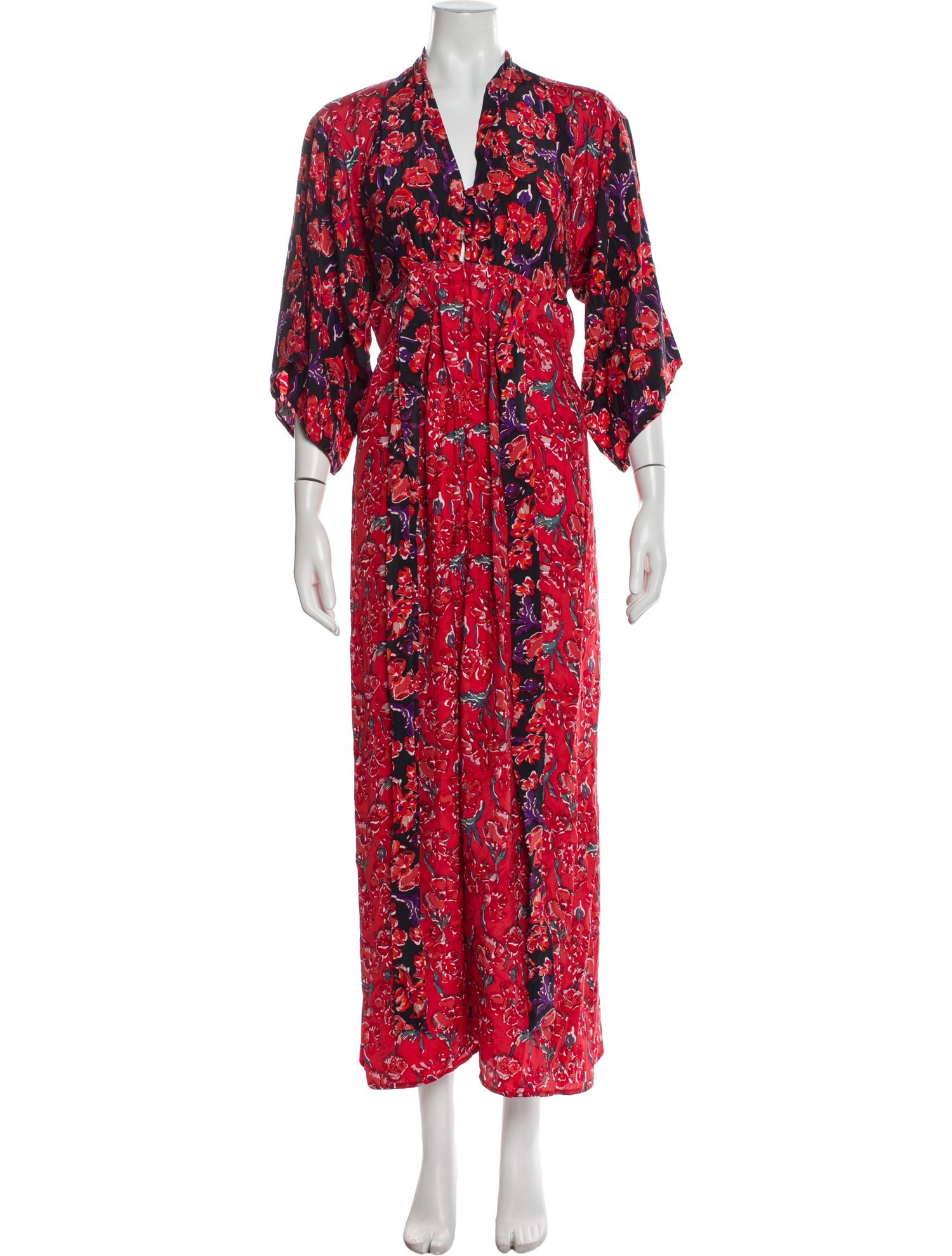 Natalie Martin Silk Long Dress