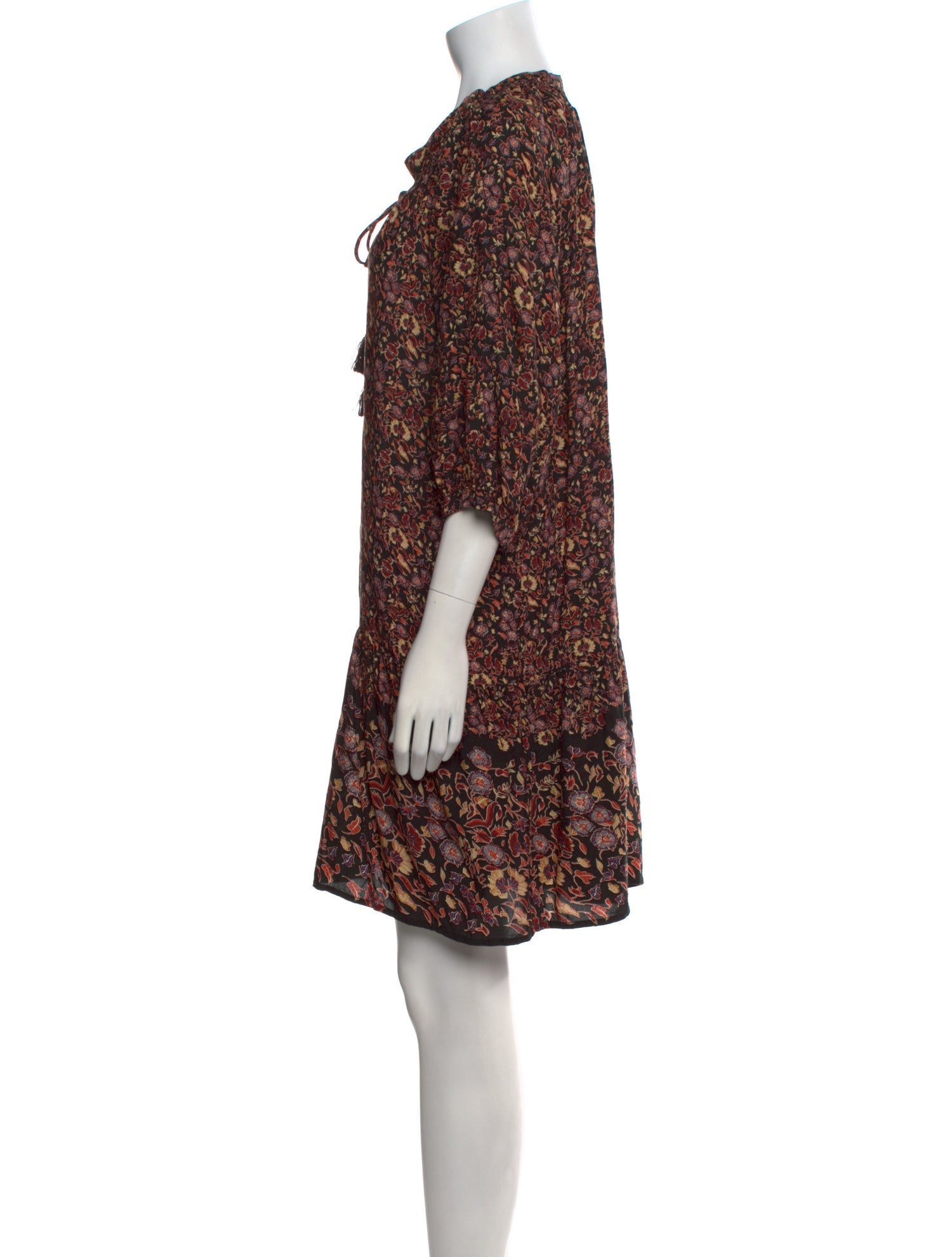 Natalie Martin Floral Print Mini Dress