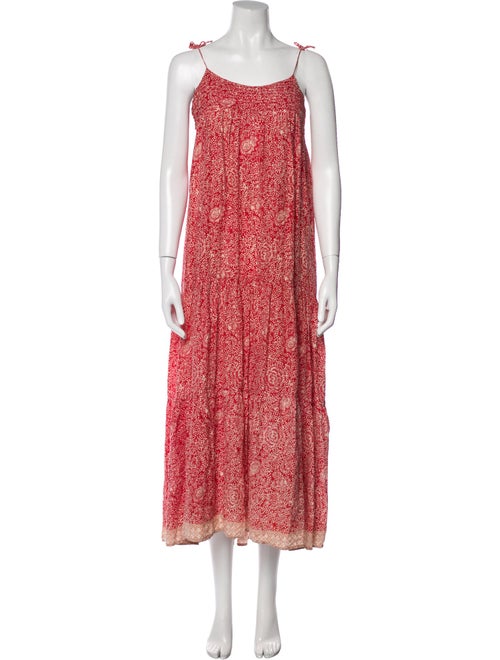 Natalie Martin Silk Midi Length Dress