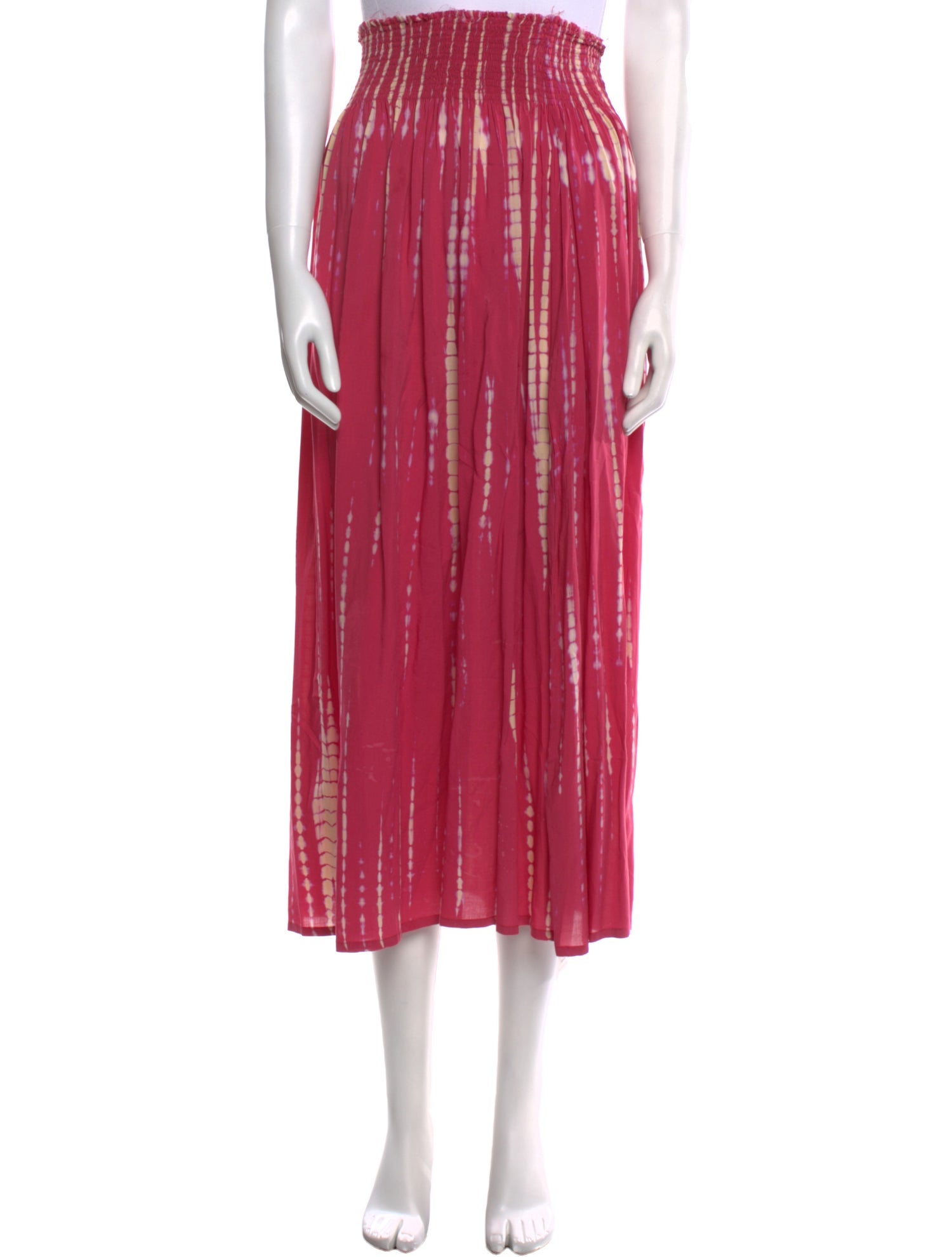 Natalie Martin Embroidered Accent Midi Length Skirt