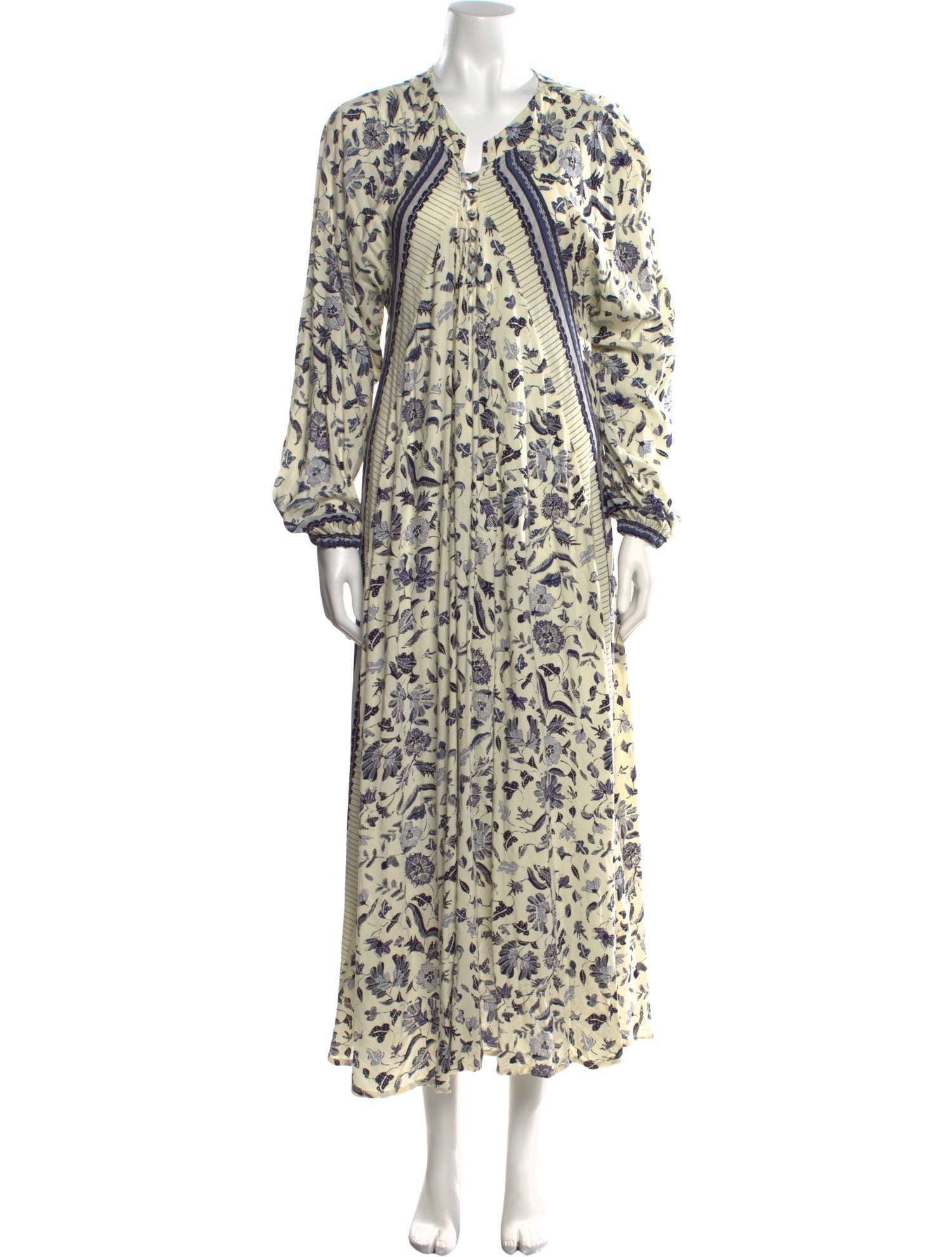 Natalie Martin Floral Print Long Dress