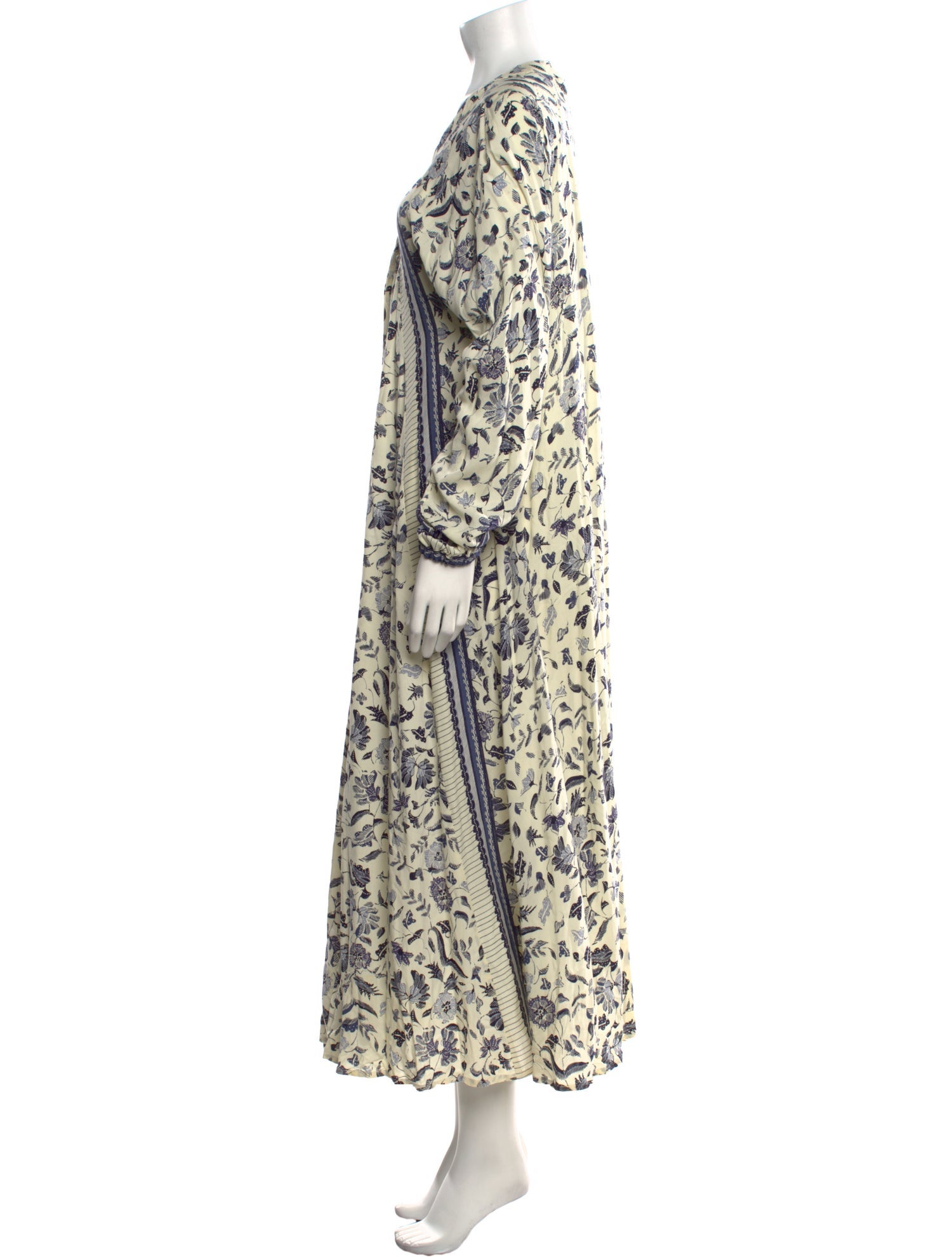 Natalie Martin Floral Print Long Dress