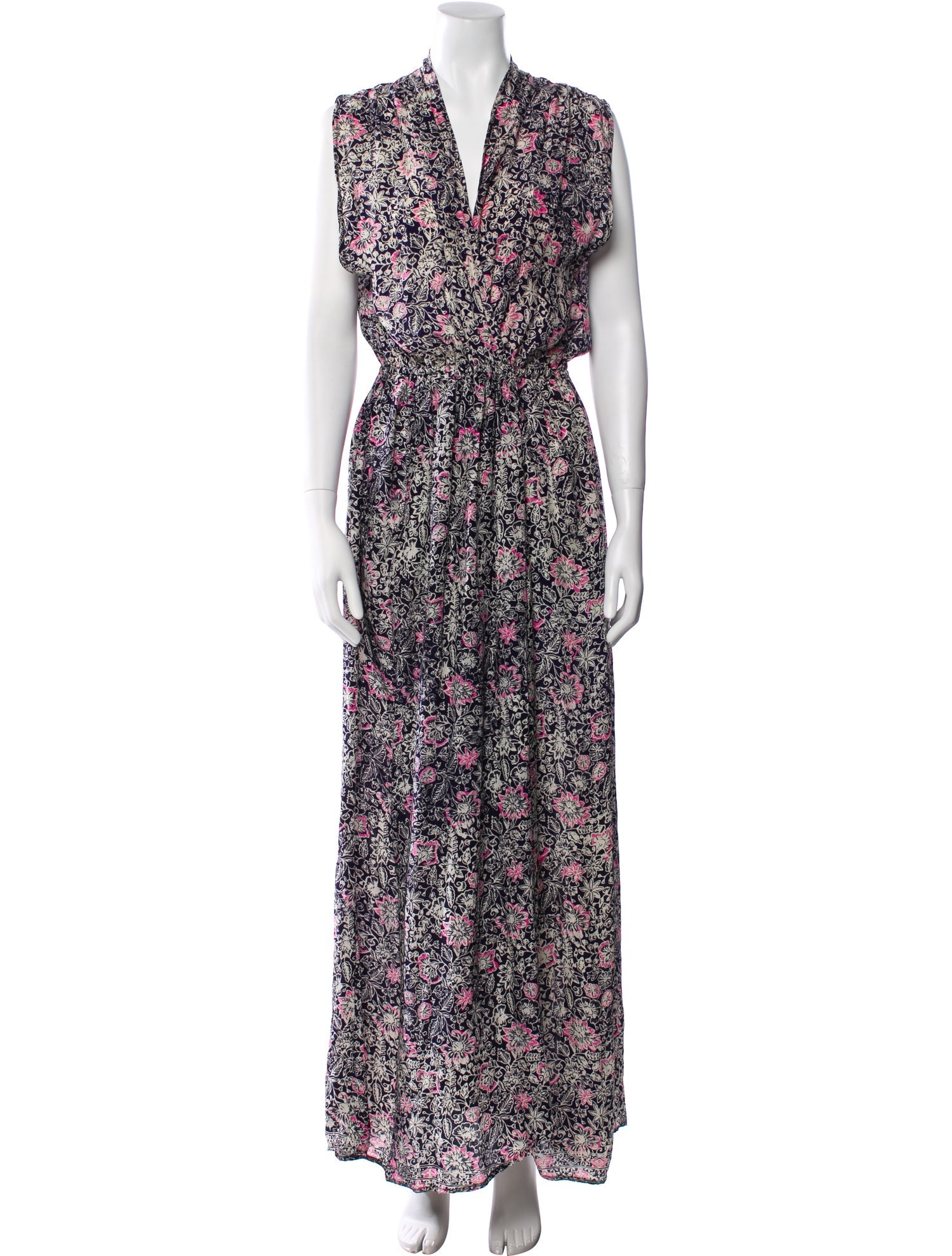 Natalie Martin Silk Long Dress