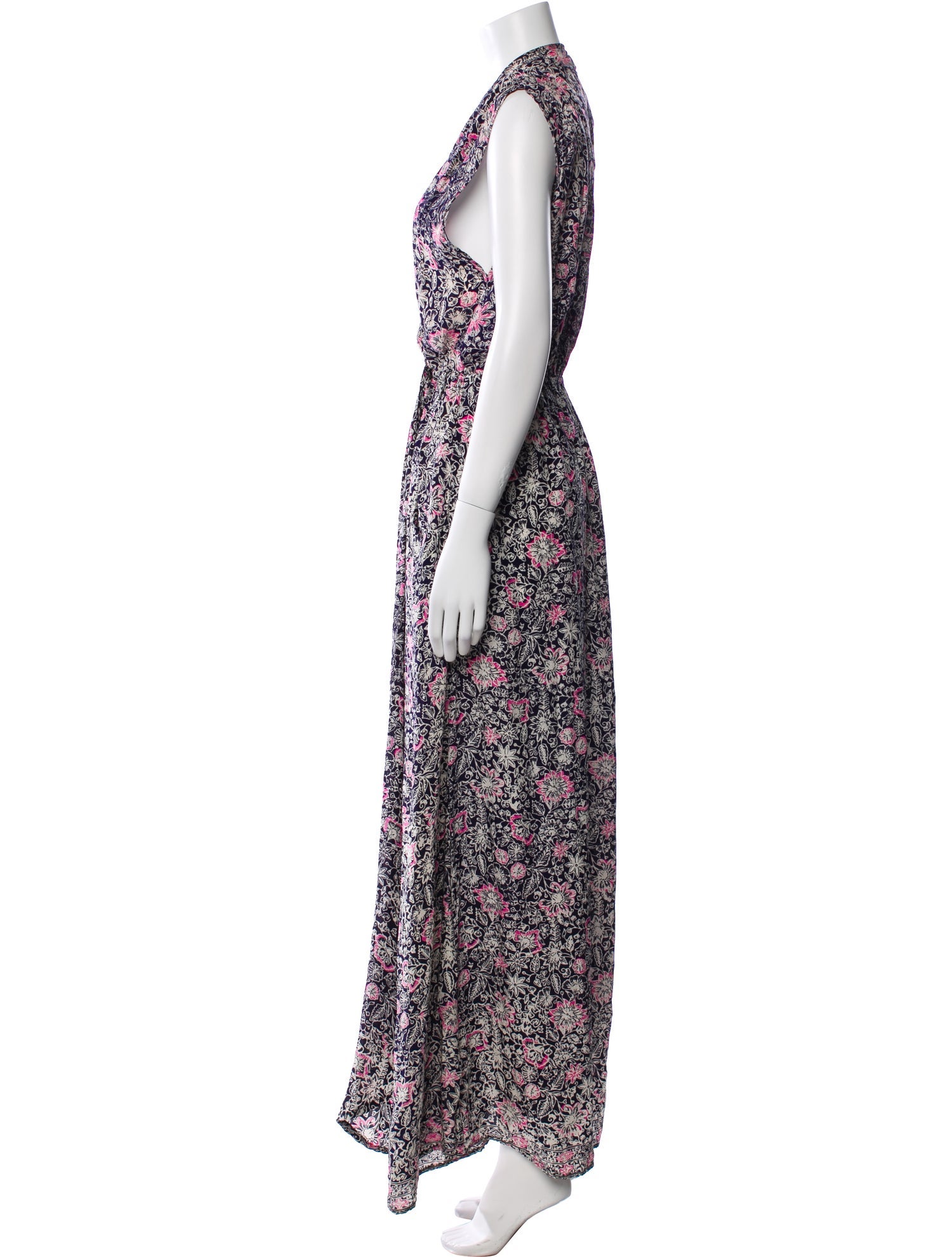 Natalie Martin Silk Long Dress