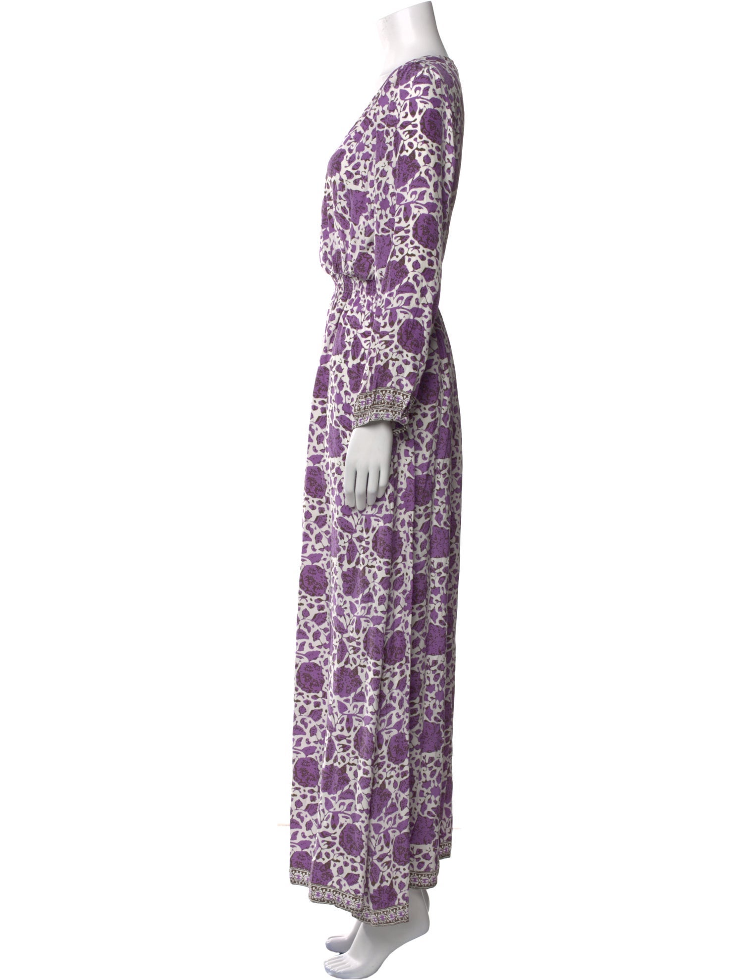 Natalie Martin Silk Long Dress