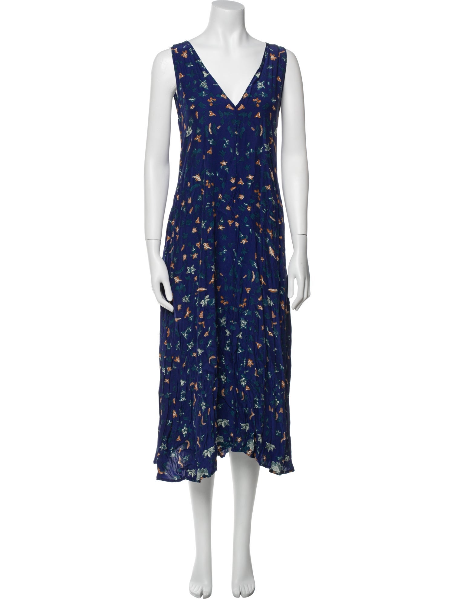 Natalie Martin Silk Midi Length Dress