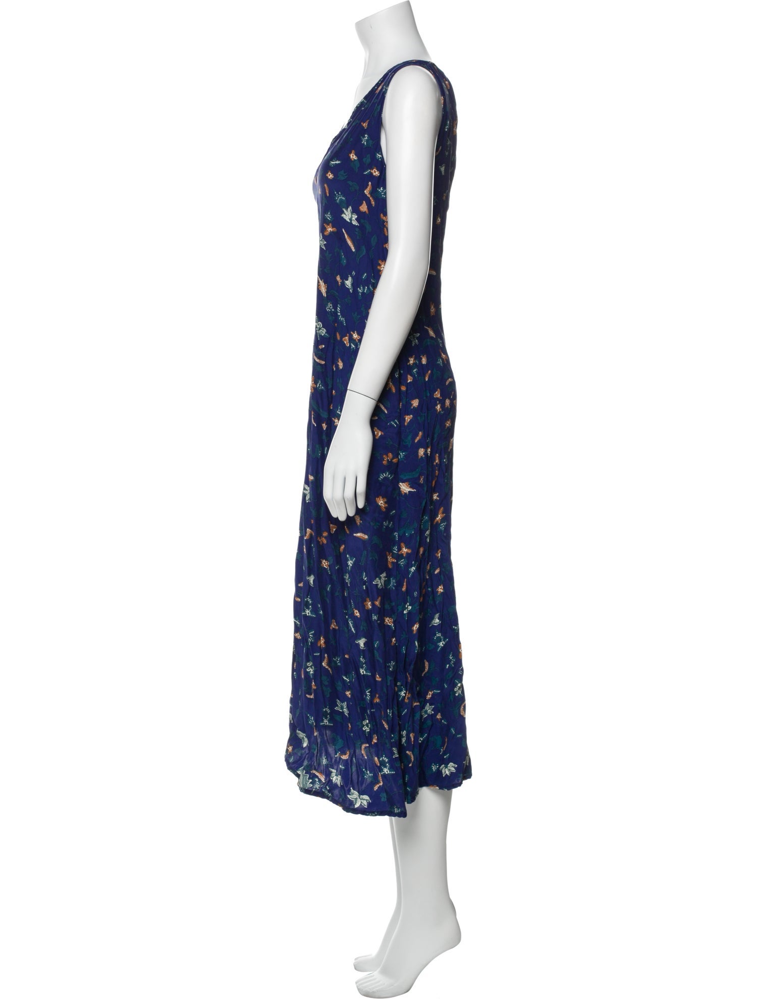 Natalie Martin Silk Midi Length Dress