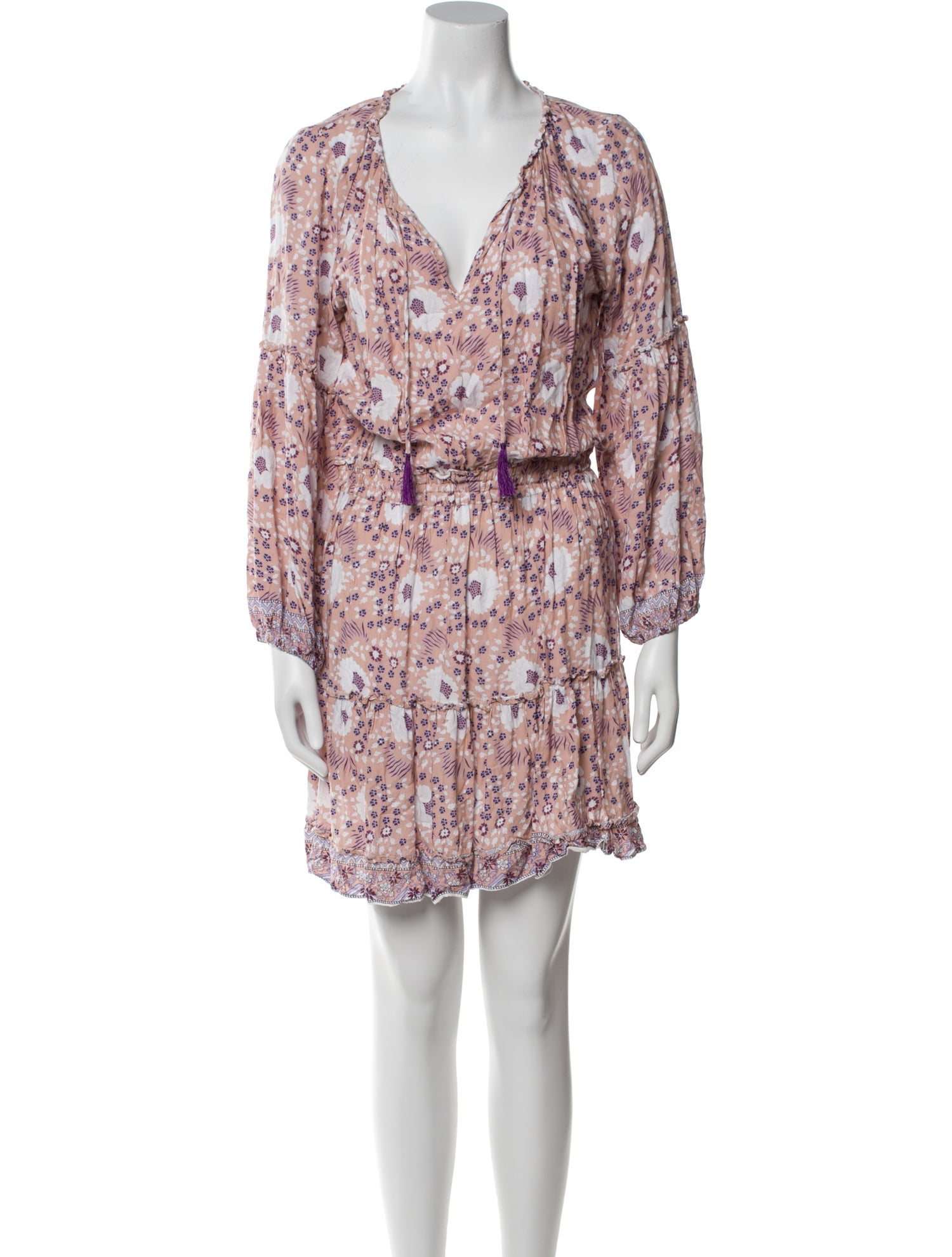 Natalie Martin Floral Print Mini Dress