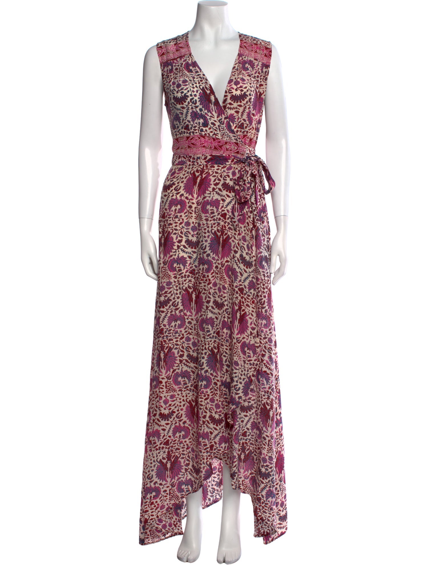 Natalie Martin Silk Long Dress