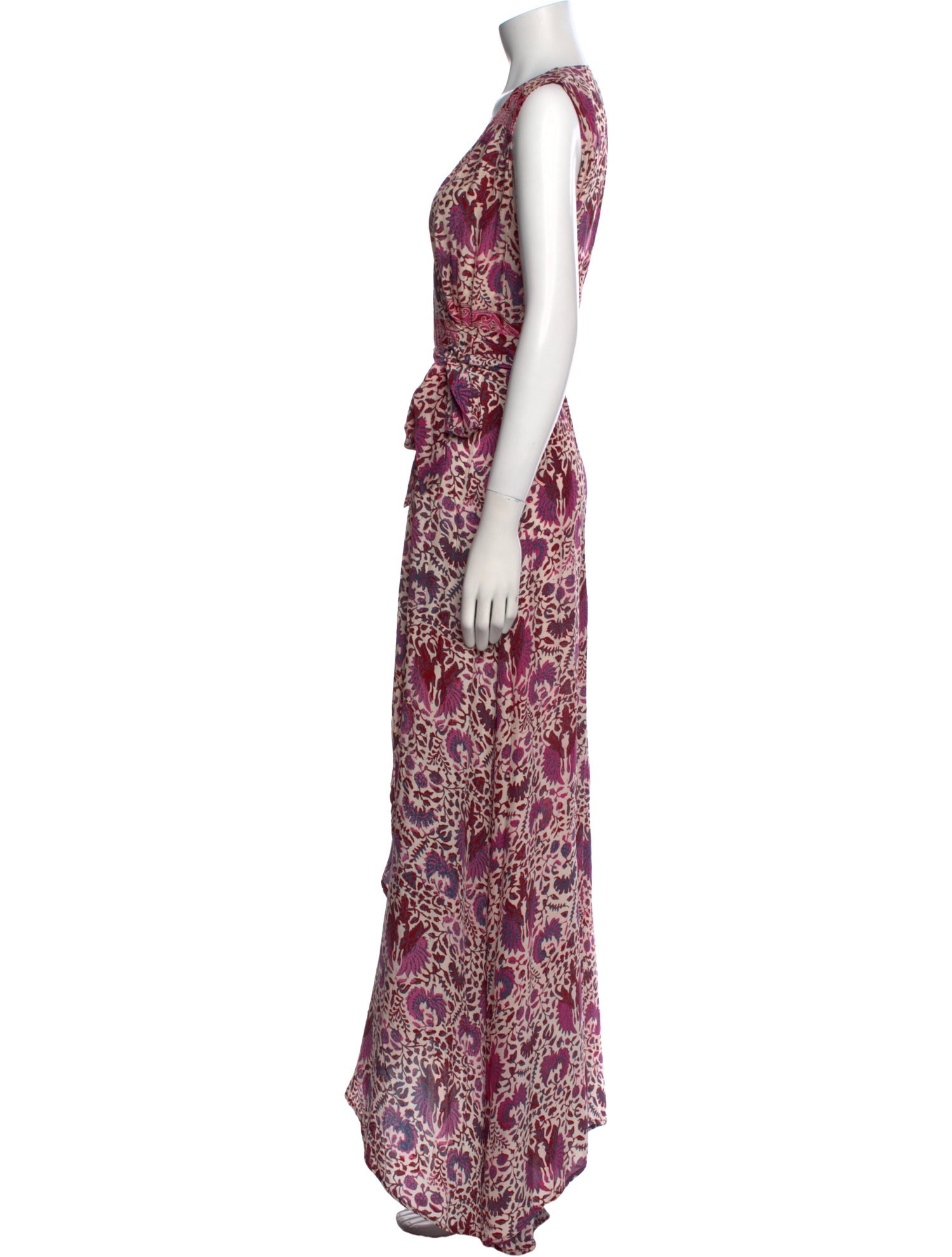 Natalie Martin Silk Long Dress