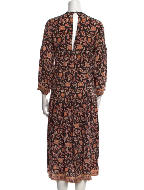 Natalie Martin Silk Midi Length Dress