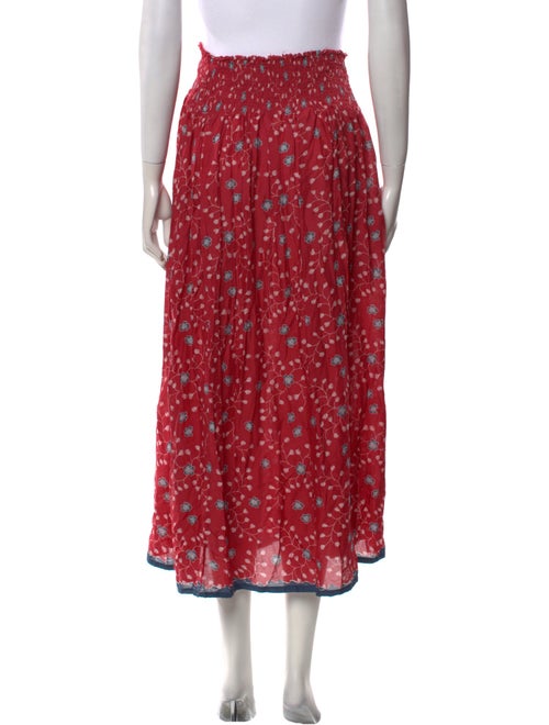 Natalie Martin Floral Print Midi Length Skirt