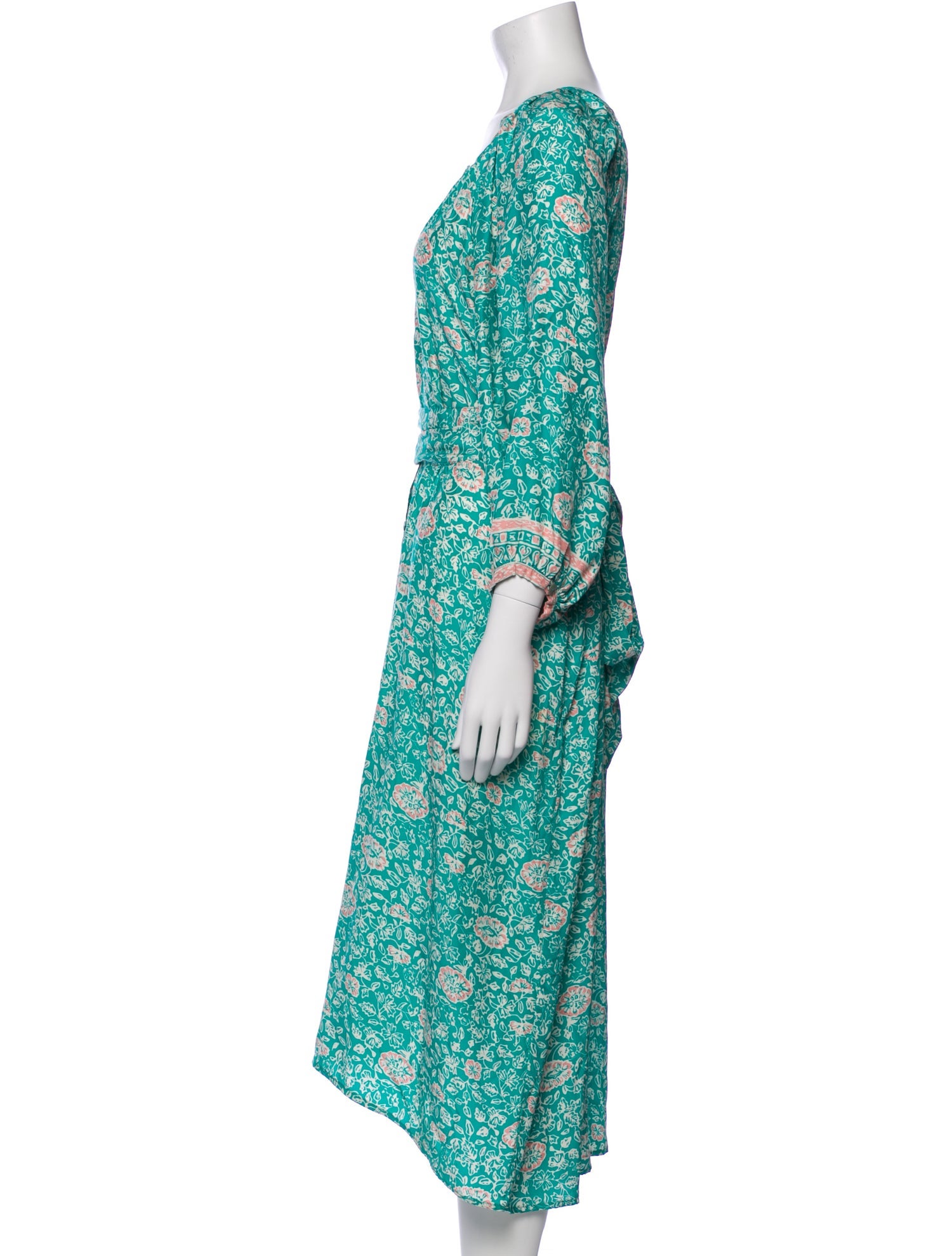 Natalie Martin Silk Long Dress