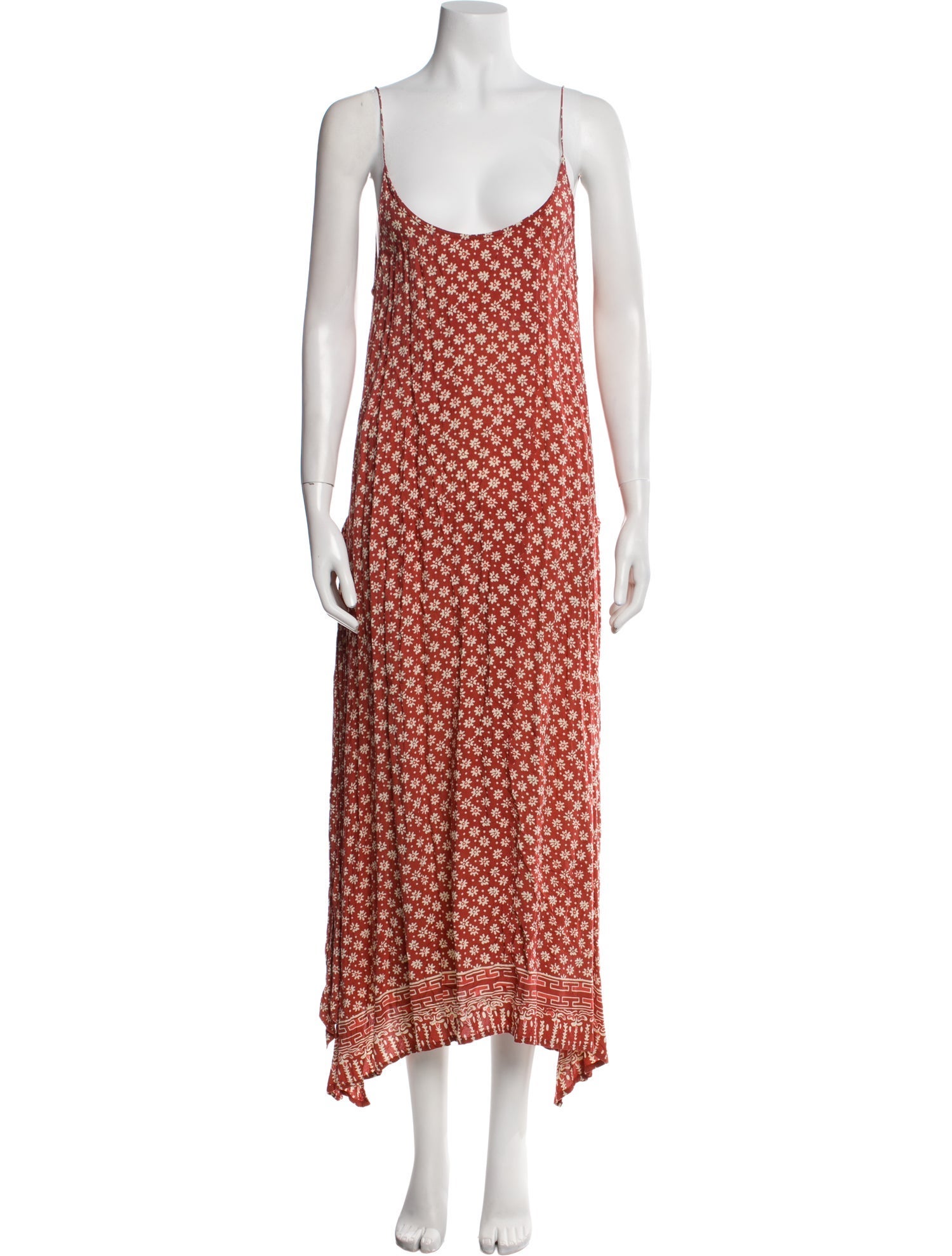 Natalie Martin Floral Print Long Dress