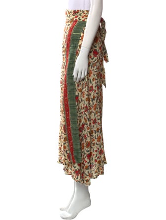 Natalie Martin Floral Print Midi Length Skirt