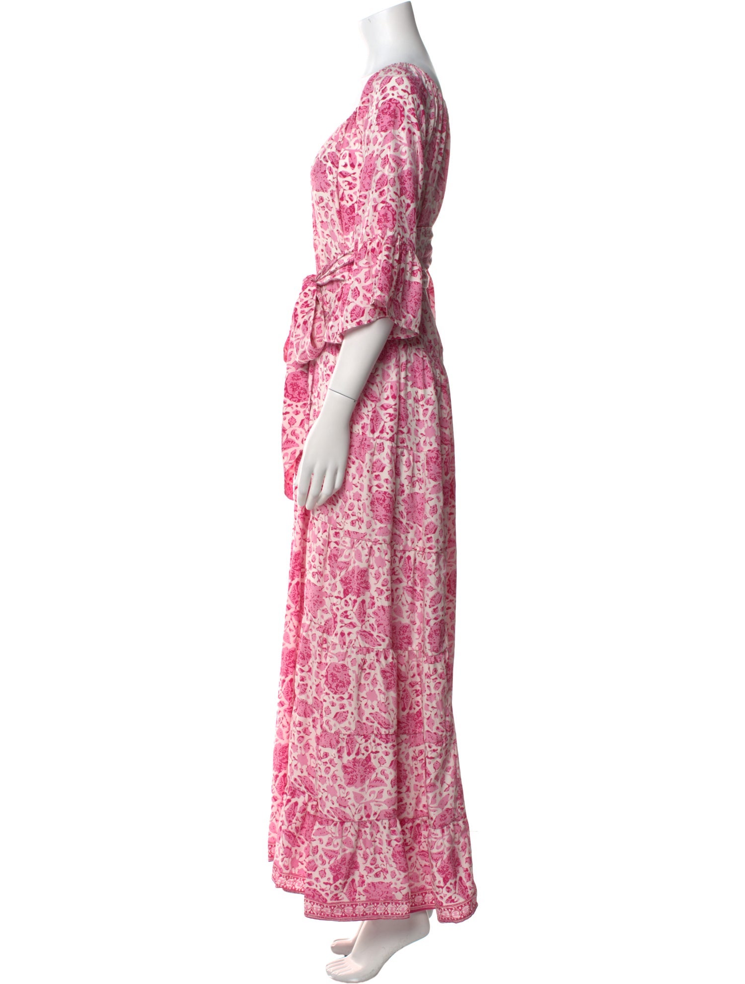Natalie Martin Silk Long Dress