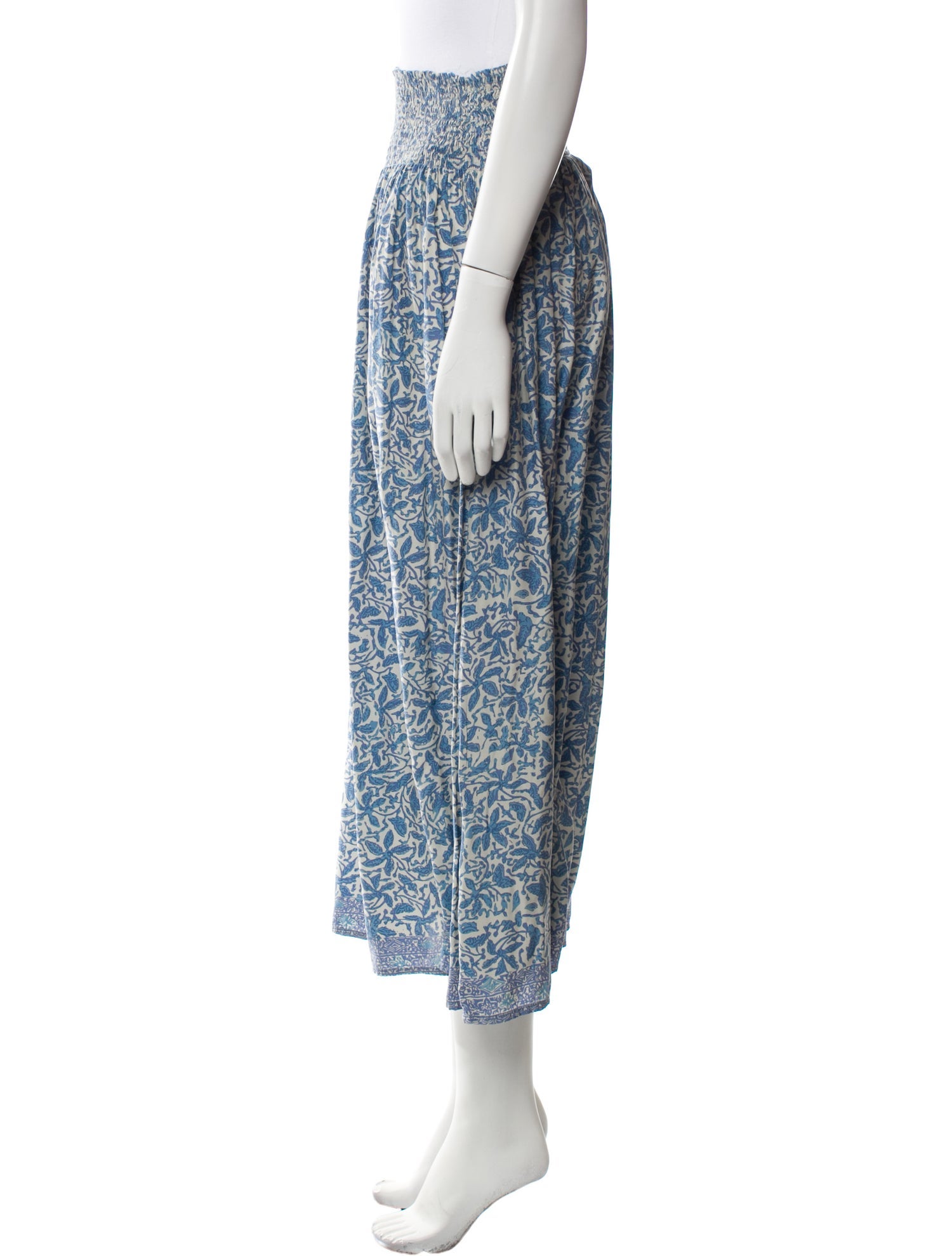 Natalie Martin Silk Midi Length Skirt