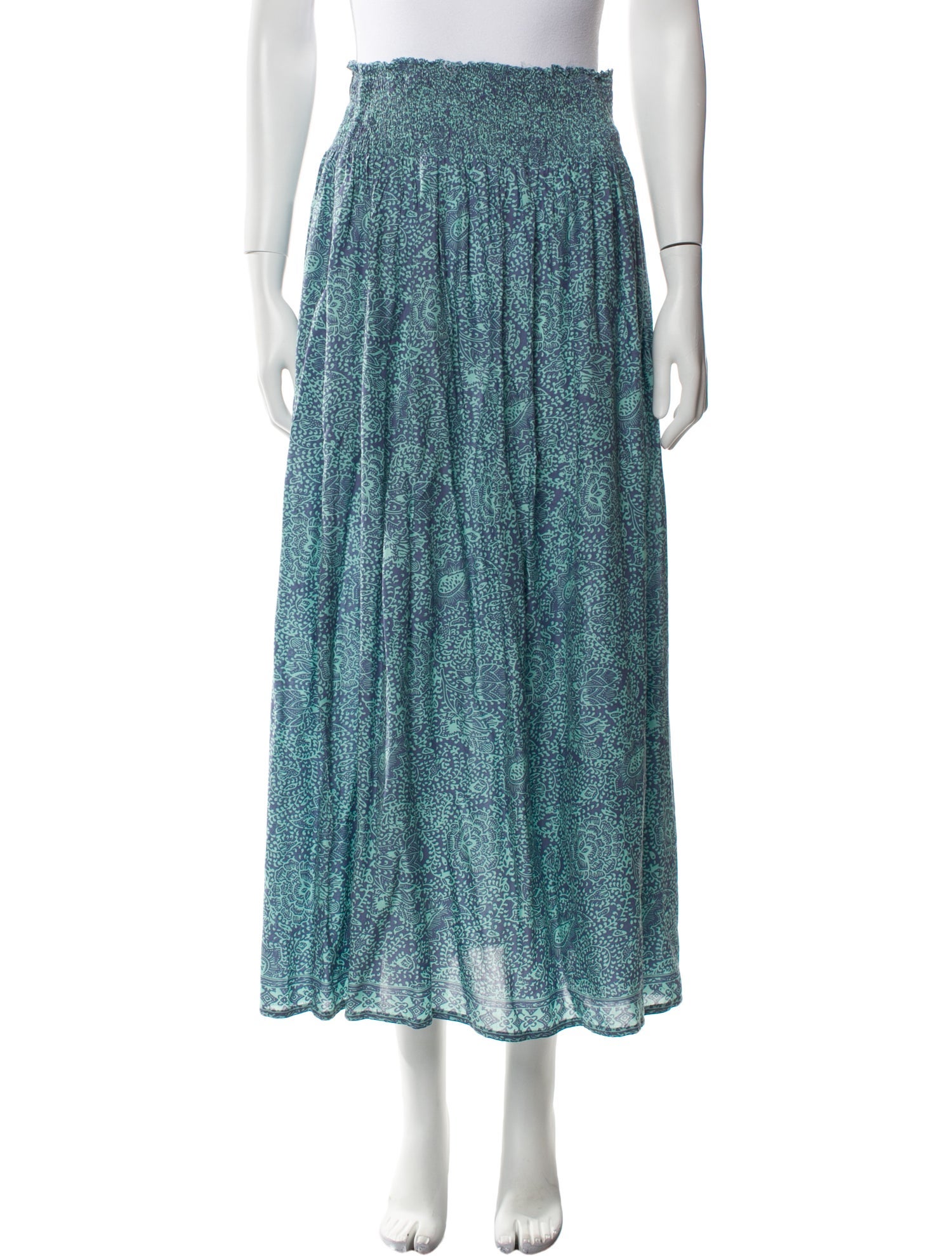 Natalie Martin Floral Print Midi Length Skirt