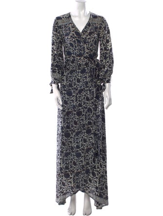 Natalie Martin Silk Long Dress