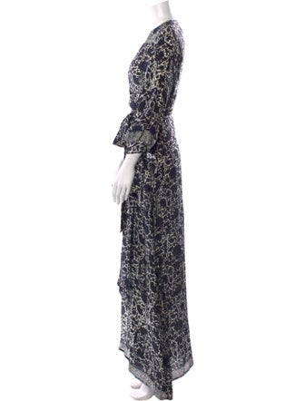 Natalie Martin Silk Long Dress