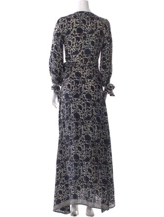 Natalie Martin Silk Long Dress