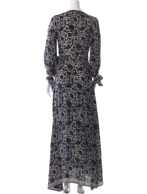 Natalie Martin Silk Long Dress