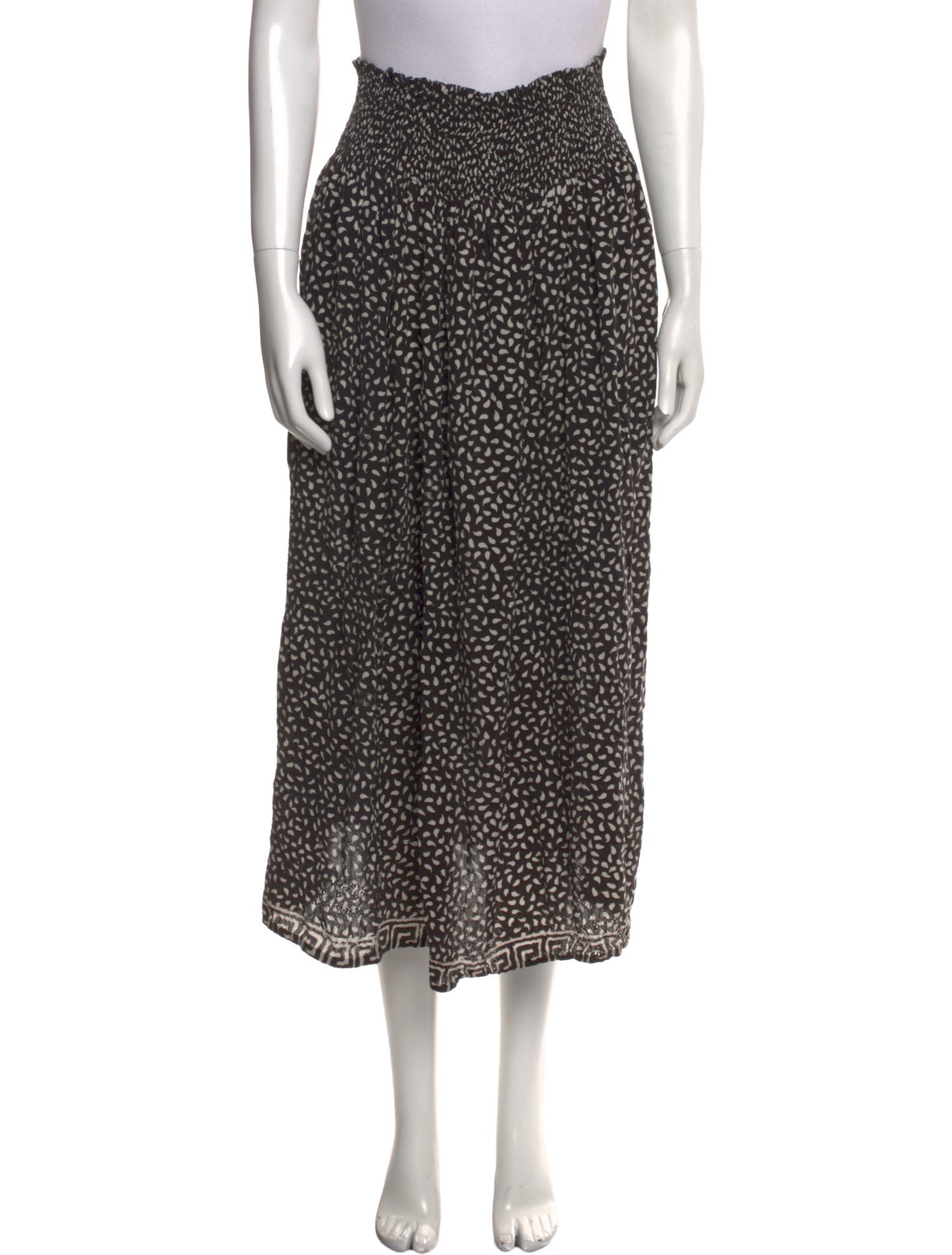 Natalie Martin Silk Midi Length Skirt