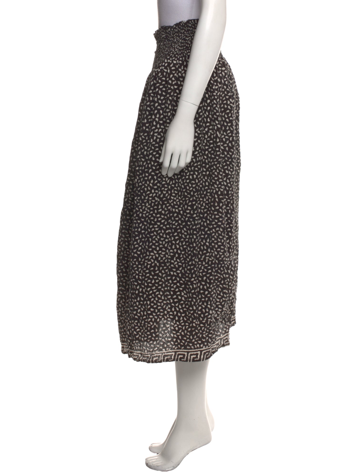 Natalie Martin Silk Midi Length Skirt