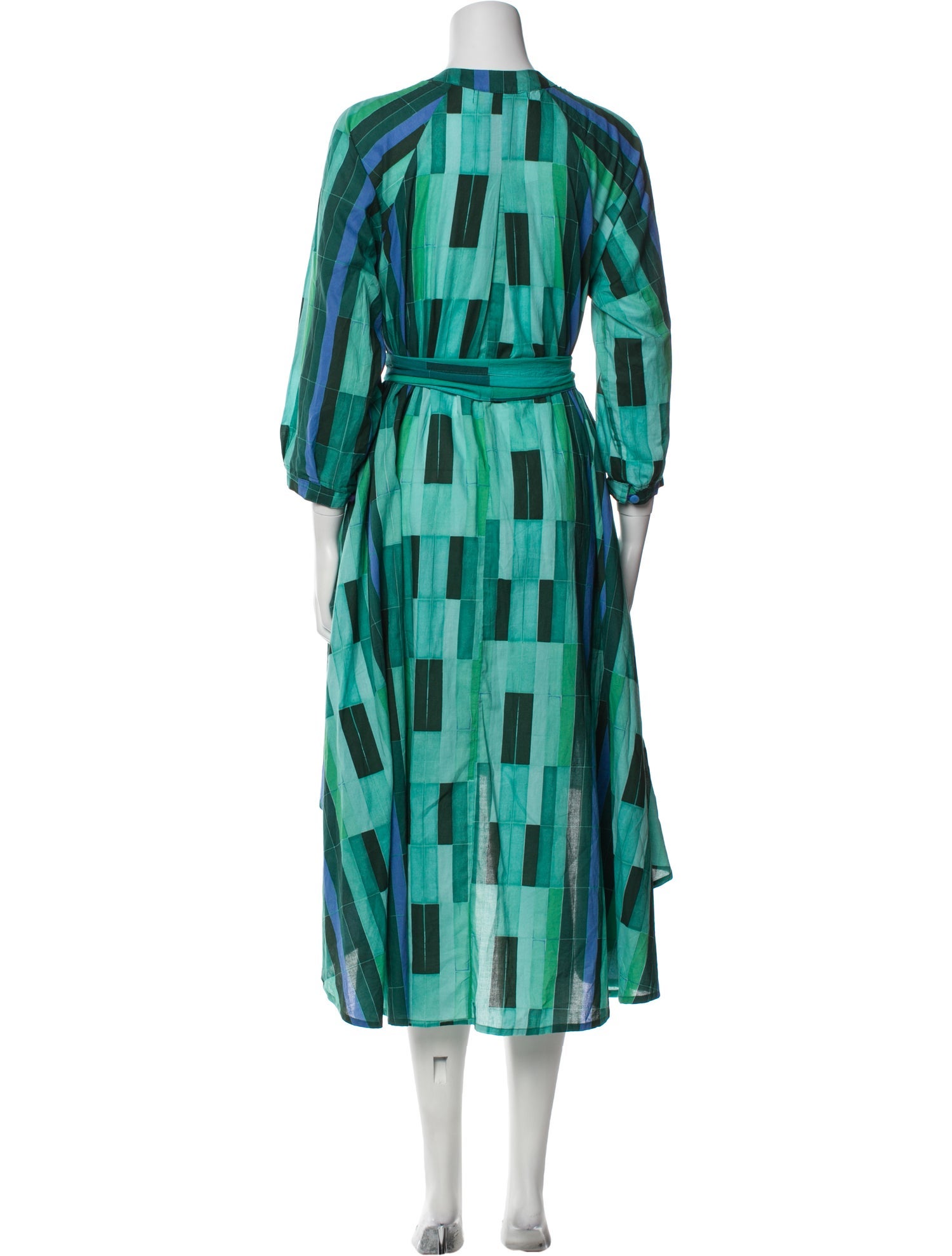 Natalie Martin Printed Long Dress