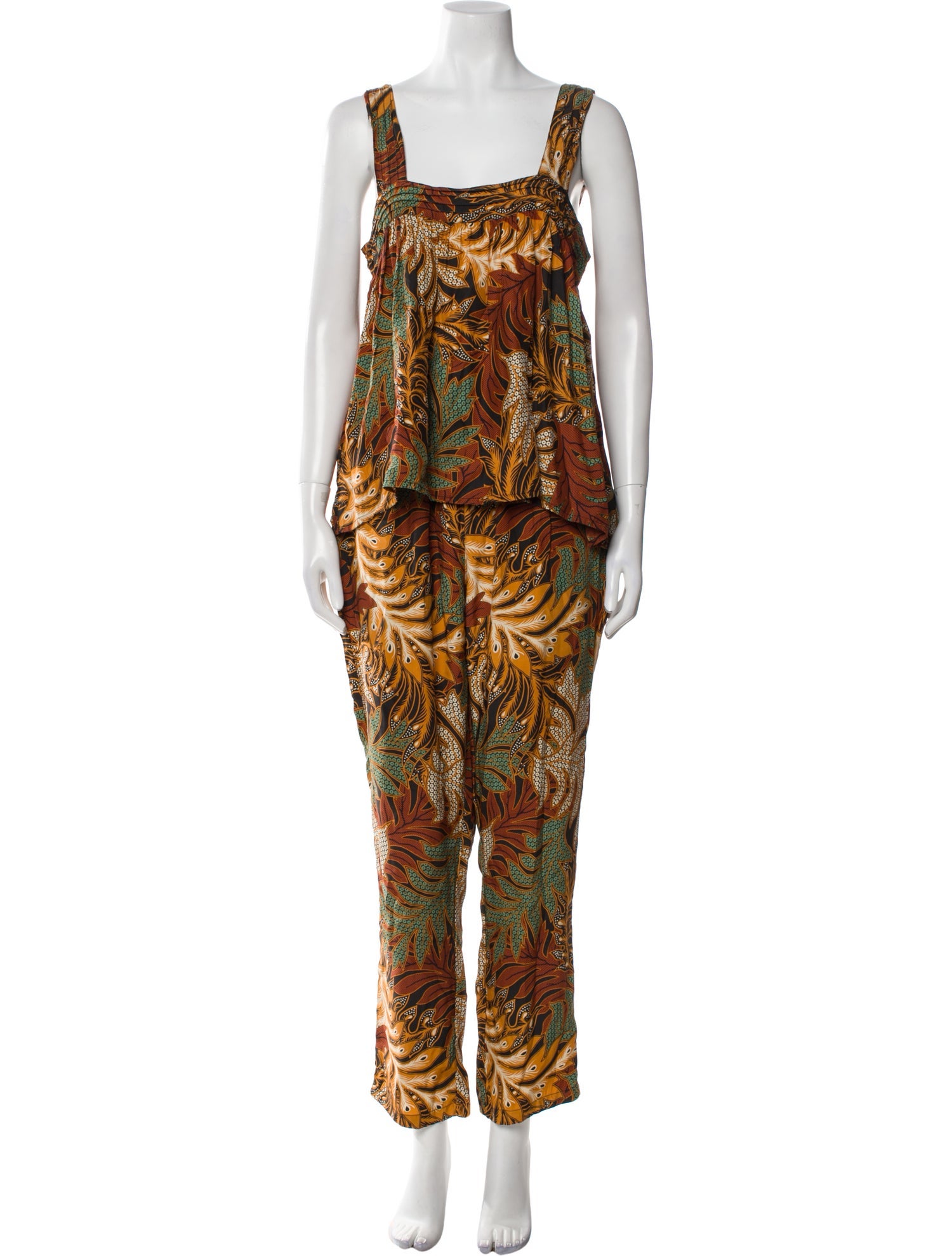 Natalie Martin Silk Printed Pant Set