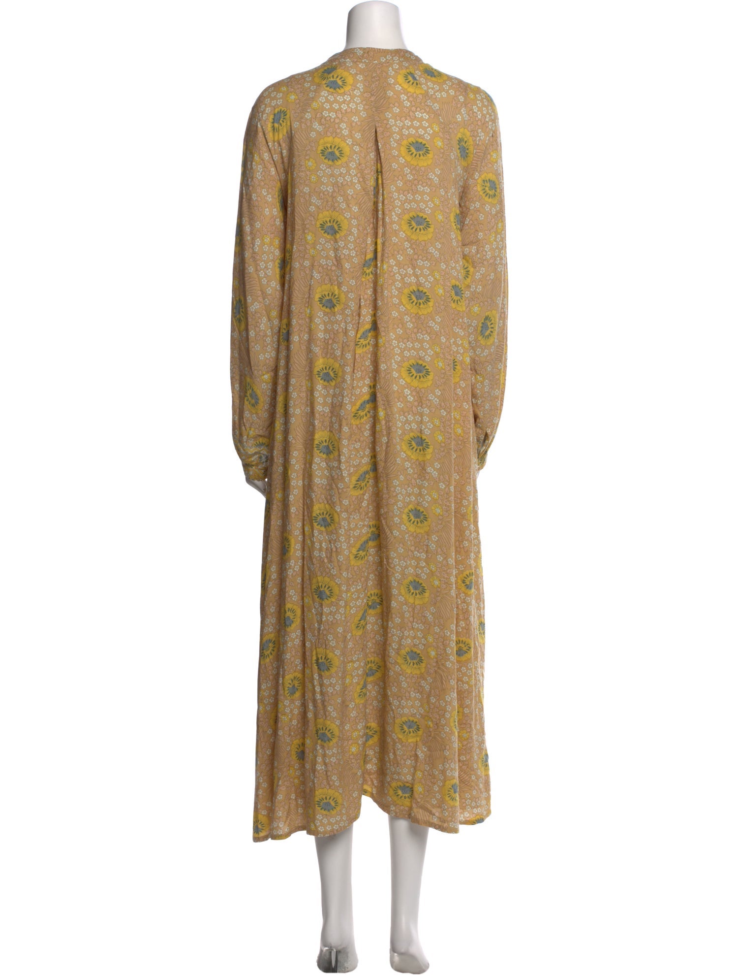 Natalie Martin Floral Print Long Dress
