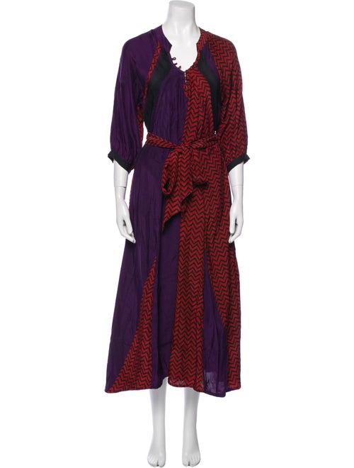 Natalie Martin Silk Long Dress