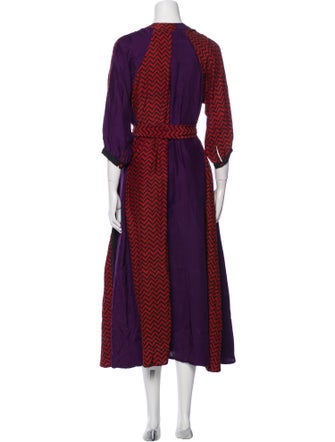 Natalie Martin Silk Long Dress