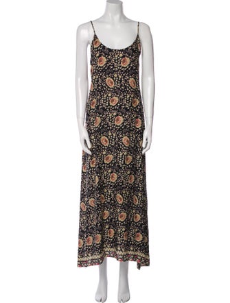Natalie Martin Printed Long Dress