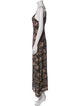 Natalie Martin Printed Long Dress