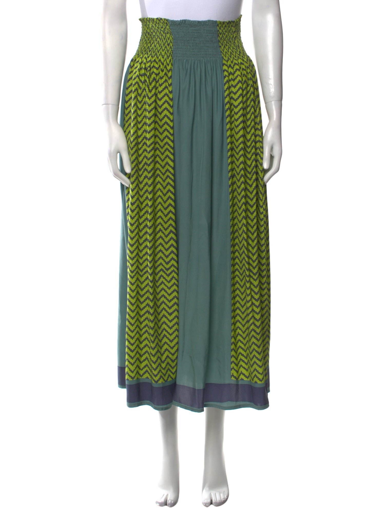 Natalie Martin Silk Midi Length Skirt