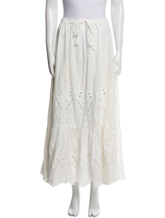 Natalie Martin Crochet Trim Midi Length Skirt